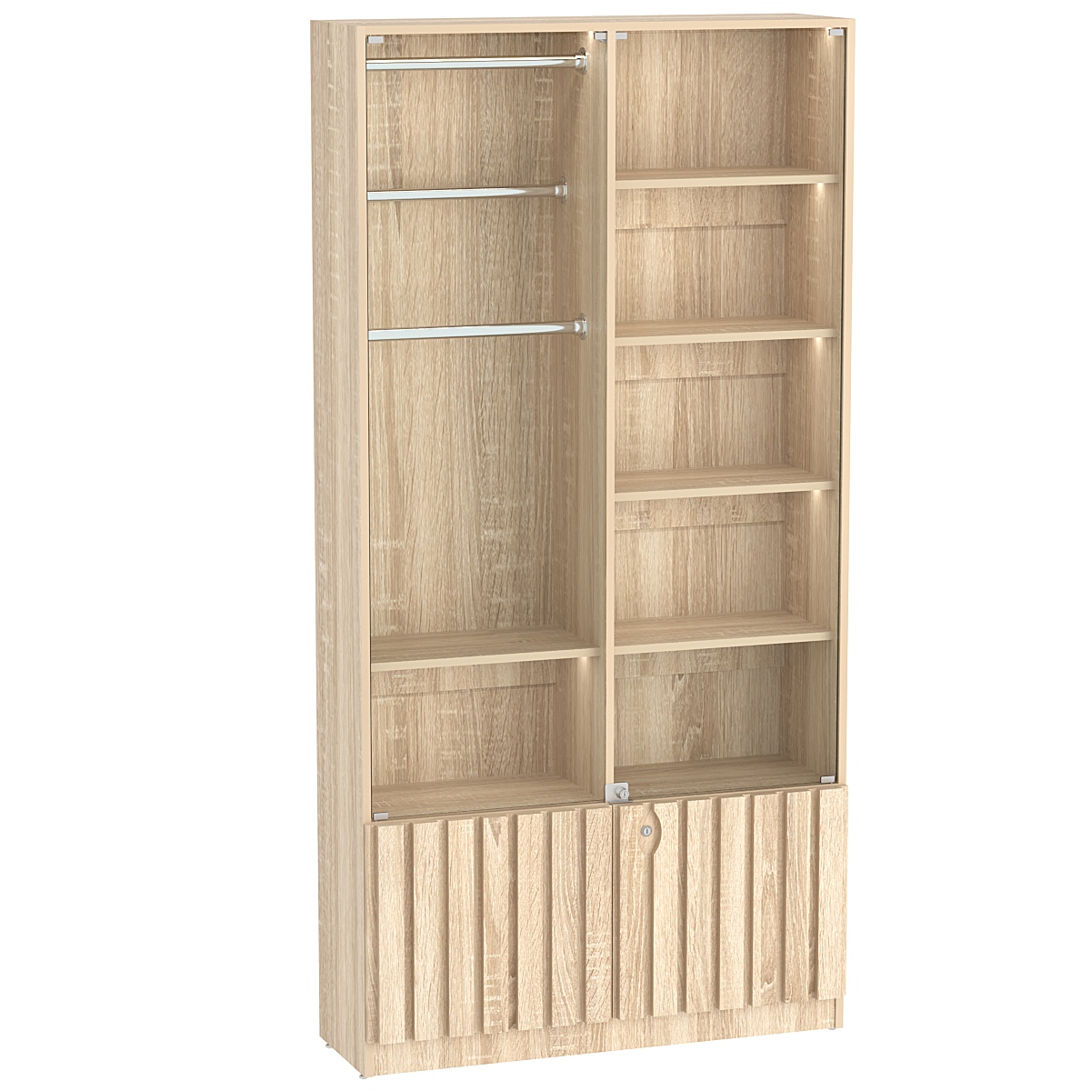 Витрина серии "Смок" №5 Дуб Сонома