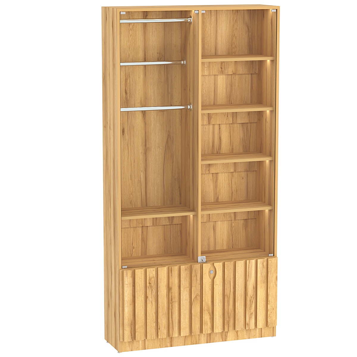 Витрина серии "Смок" №5 Дуб Золотистый