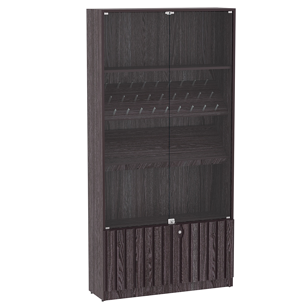 Витрина серии "Смок" №6 Ясень Анкор темный - U31105