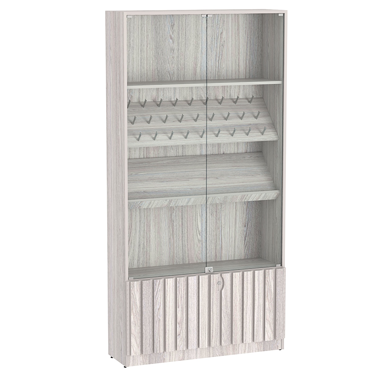 Витрина серии "Смок" №6 Ясень Анкор светлый - U31104