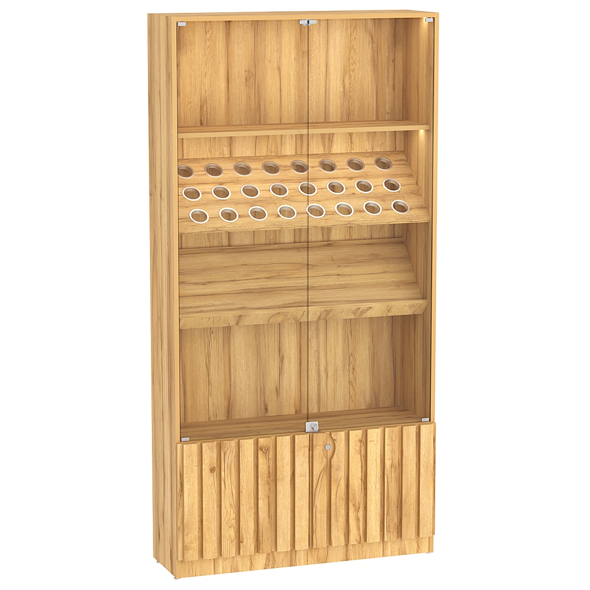 Витрина серии "Смок" №7 Дуб Золотистый