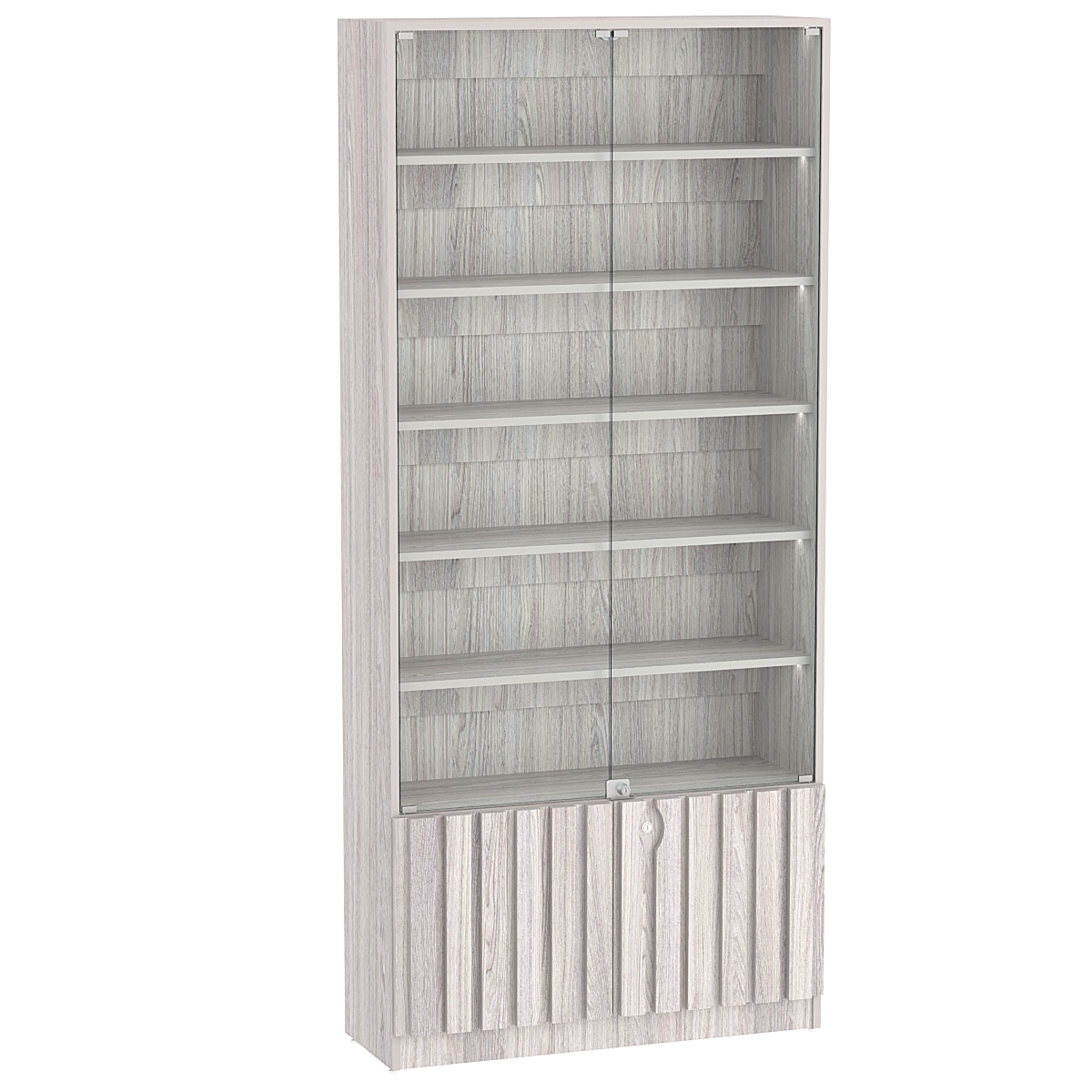 Витрина серии "Смок" №1-900 Ясень Анкор светлый - U31104