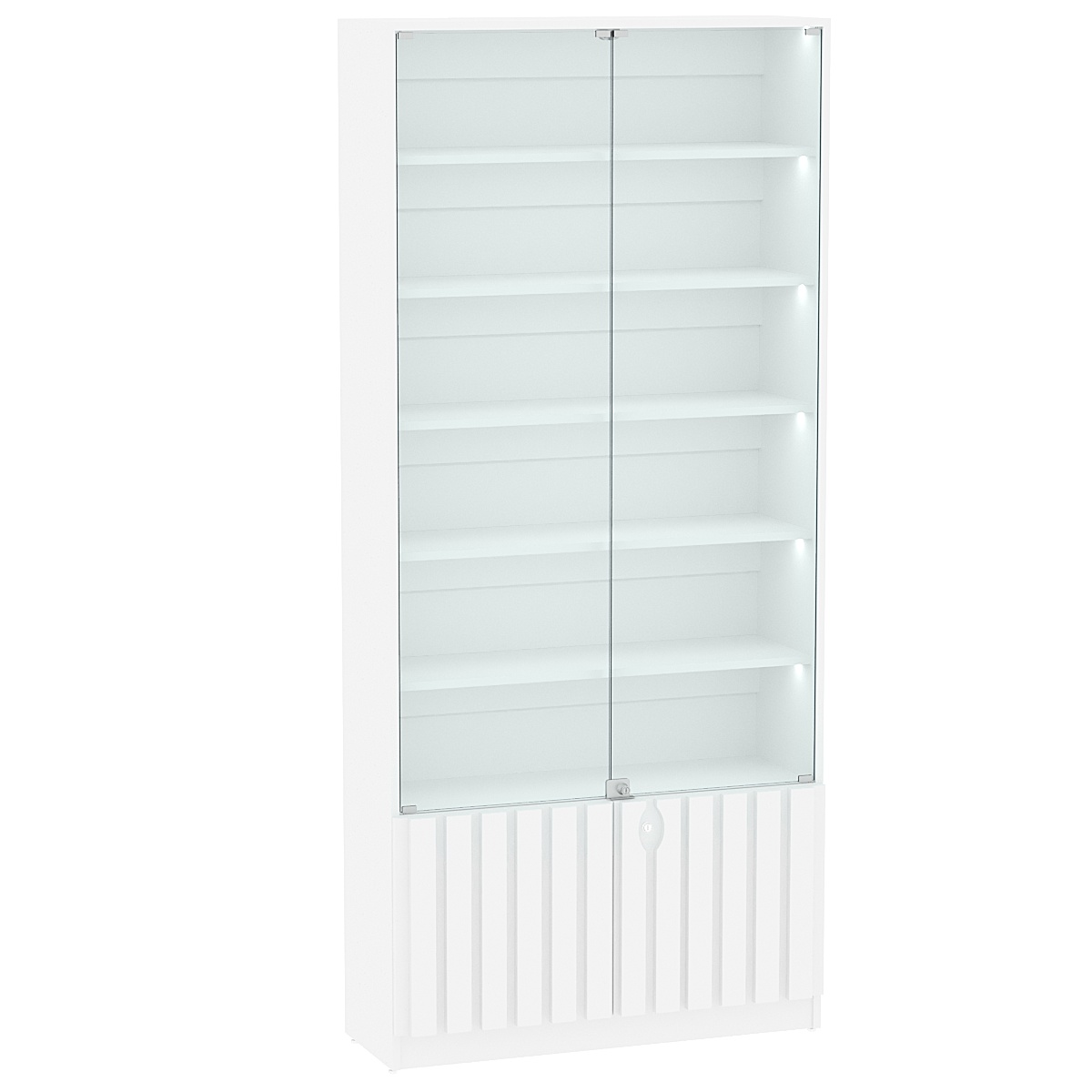 Витрина серии "Смок" №1-900 Белый