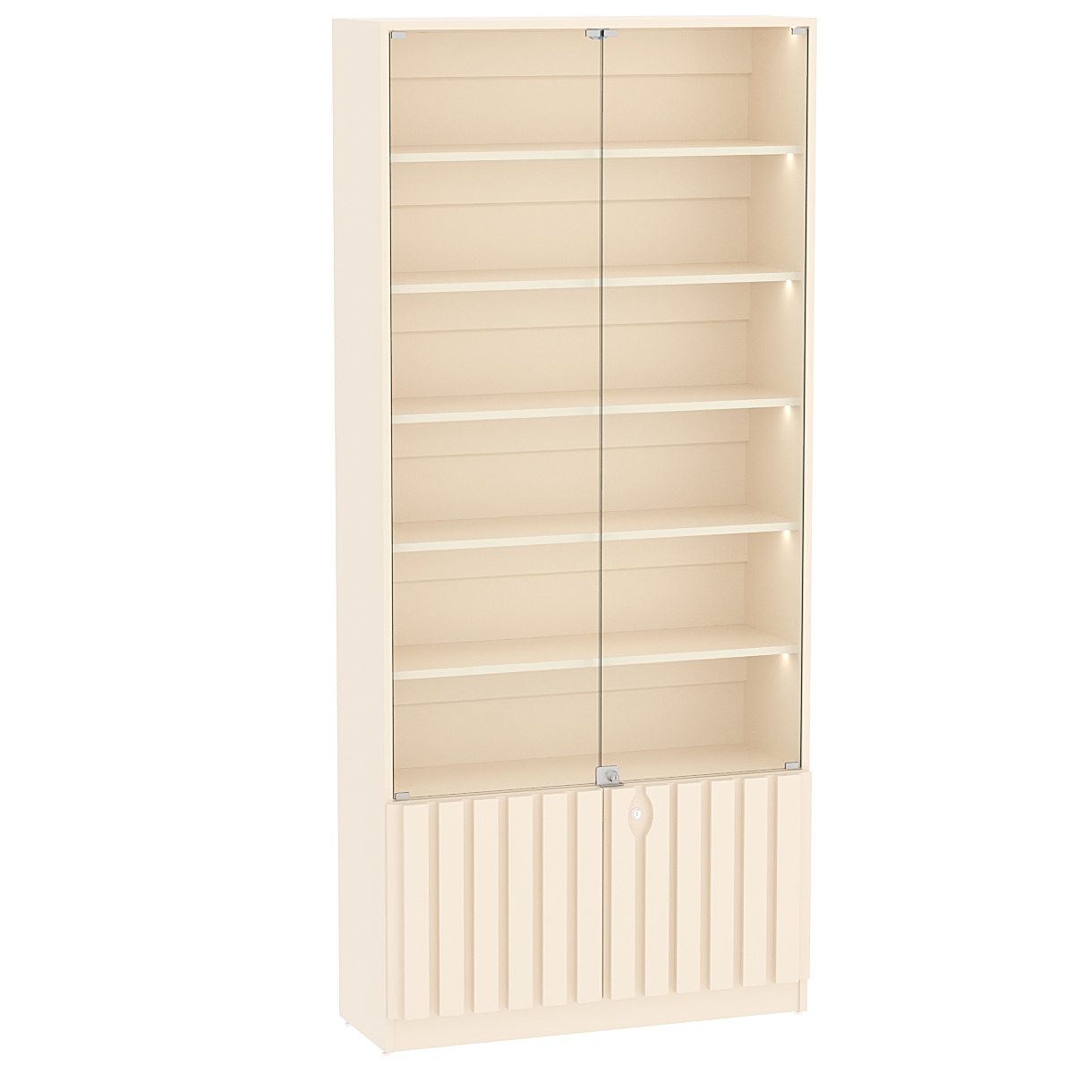 Витрина серии "Смок" №1-900 Крем Вайс