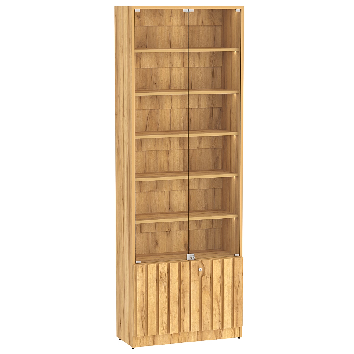 Витрина серии "Смок" №1-700 Дуб Золотистый