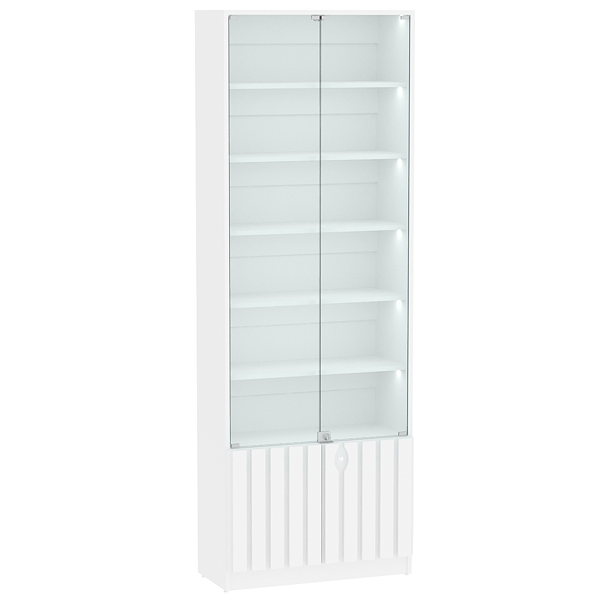 Витрина серии "Смок" №1-700 Белый