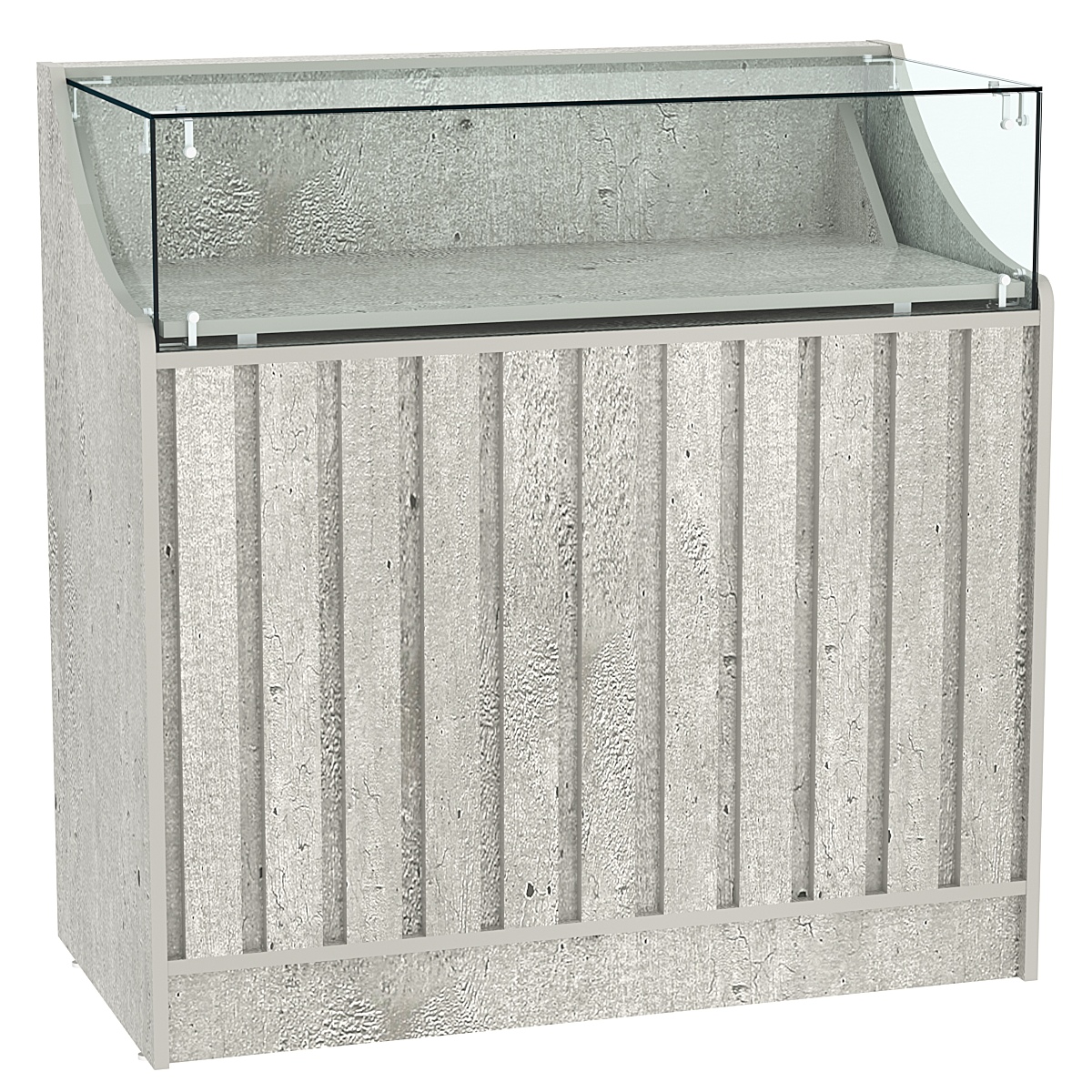 Прилавок серии "Смок" №1 Метрополитан Грей