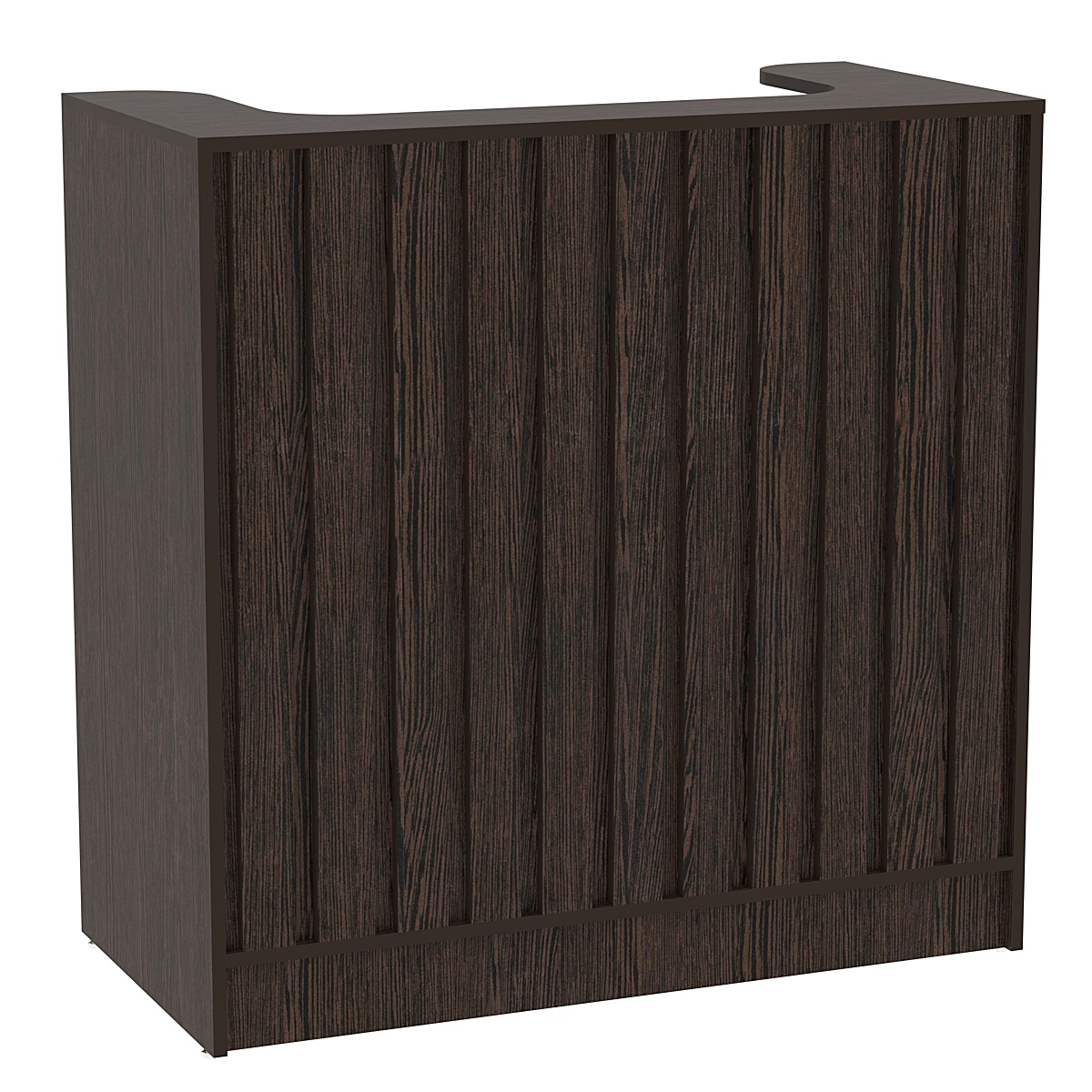 Прилавок под кассу серии "Смок" №2 Дуб Венге