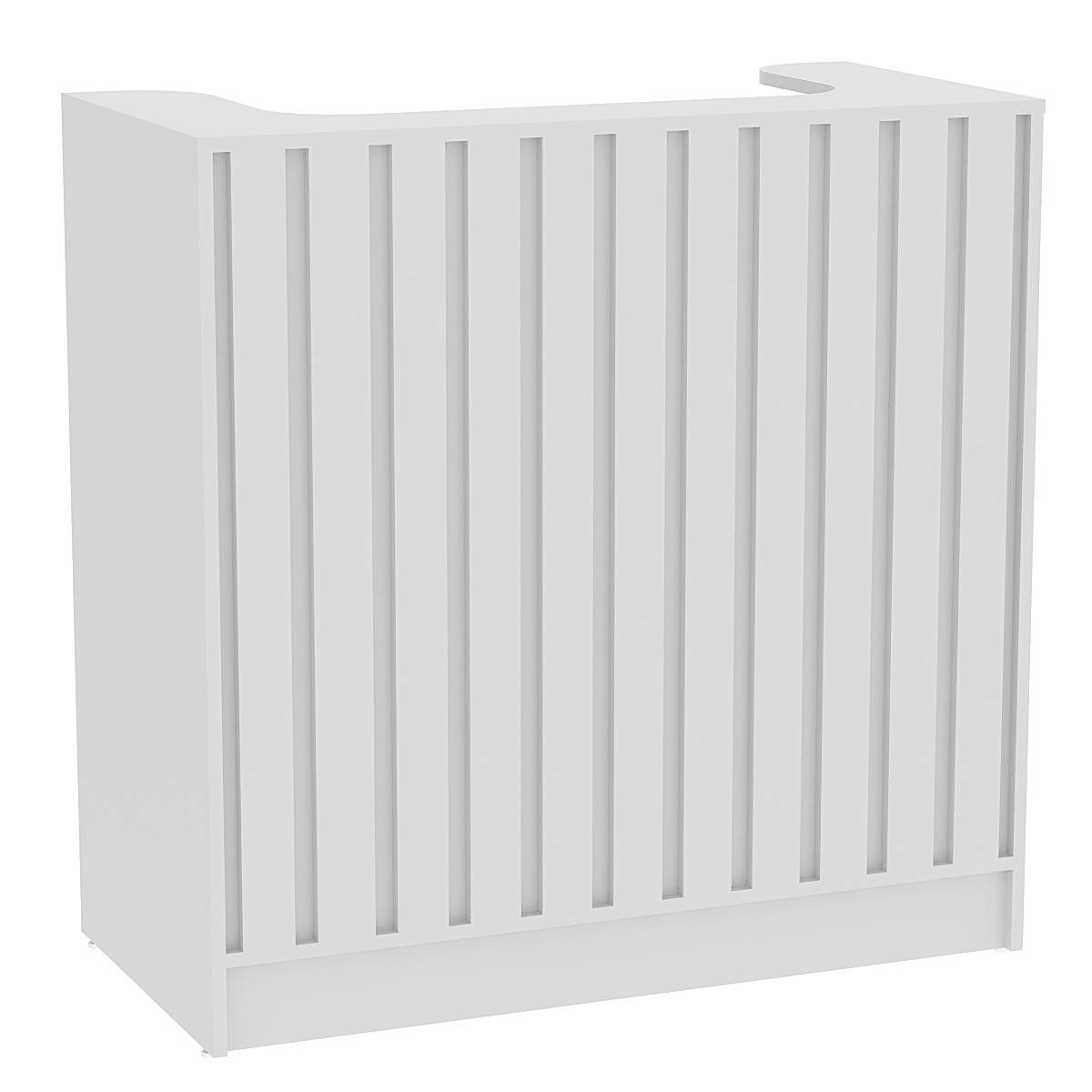 Прилавок под кассу серии "Смок" №2 Серый