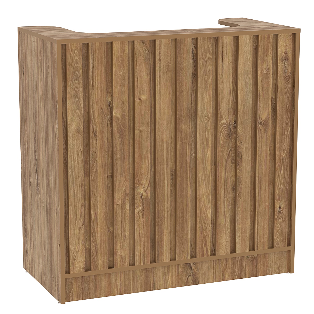 Прилавок под кассу серии "Смок" №2 Дуб канзас коричневый Н1113 ST10