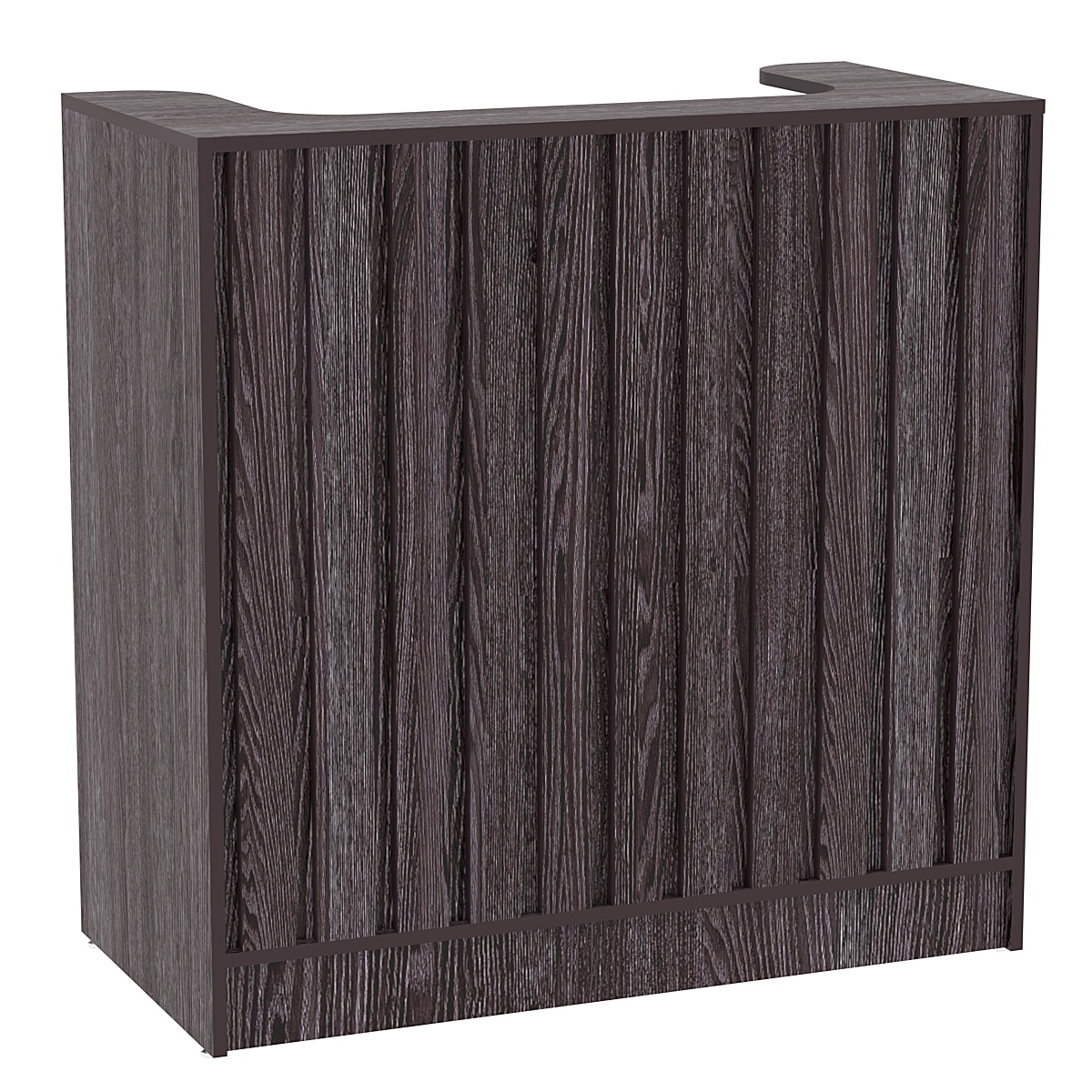 Прилавок под кассу серии "Смок" №2 Ясень Анкор темный - U31105