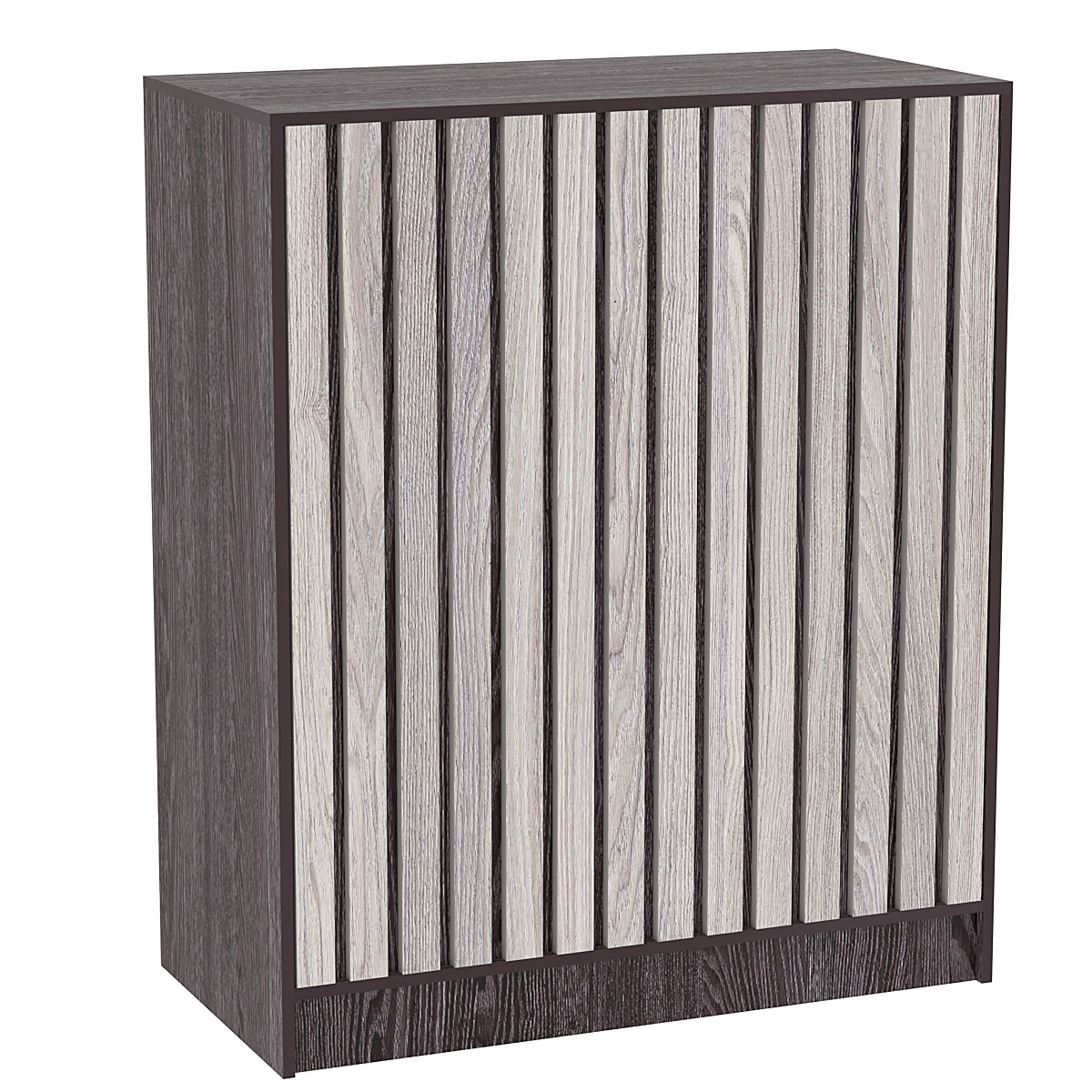 Прилавок под кассу серии "Смок" №1 Ясень Анкор темный + Ясень Анкор светлый