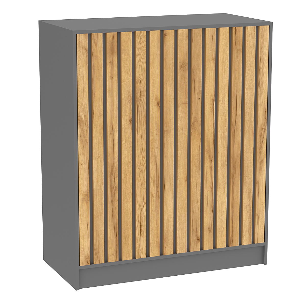 Прилавок под кассу серии "Смок" №1 Темно-Серый  + Дуб Золотистый