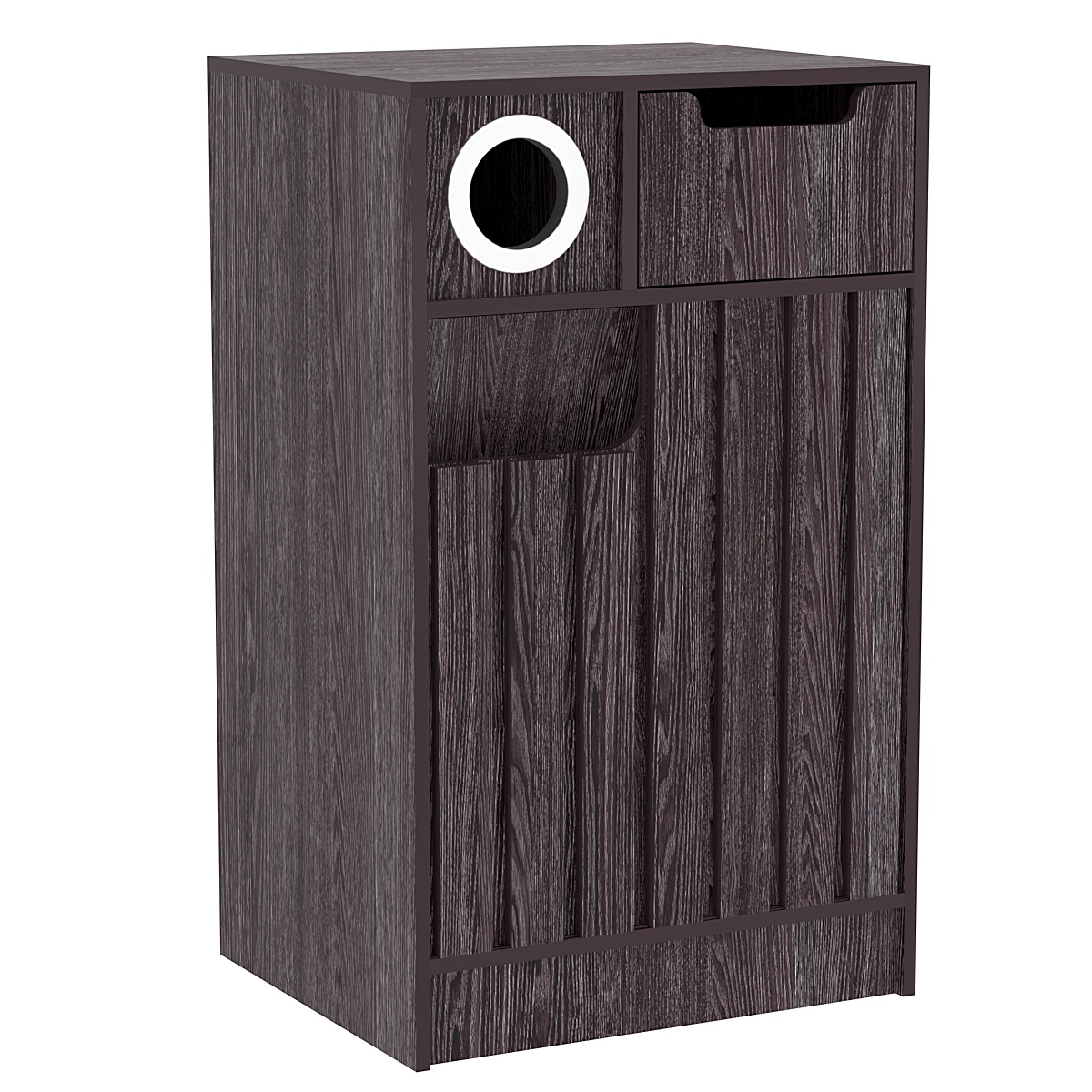 Прилавок под кофе серии "Смок" Ясень Анкор темный - U31105