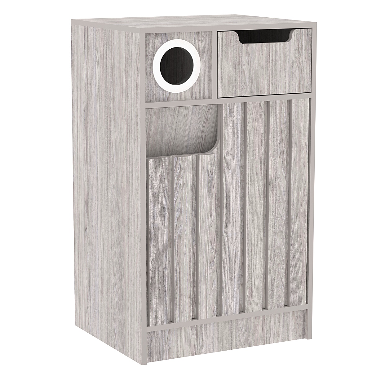 Прилавок под кофе серии "Смок" Ясень Анкор светлый - U31104