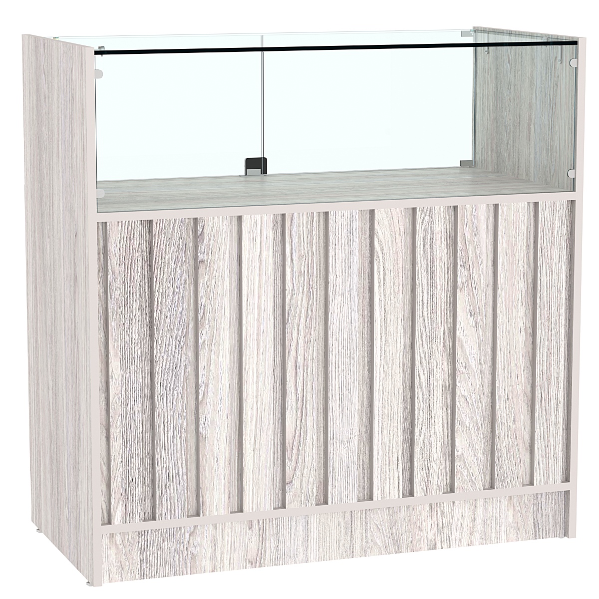 Прилавок серии "Смок" №4 Ясень Анкор светлый - U31104