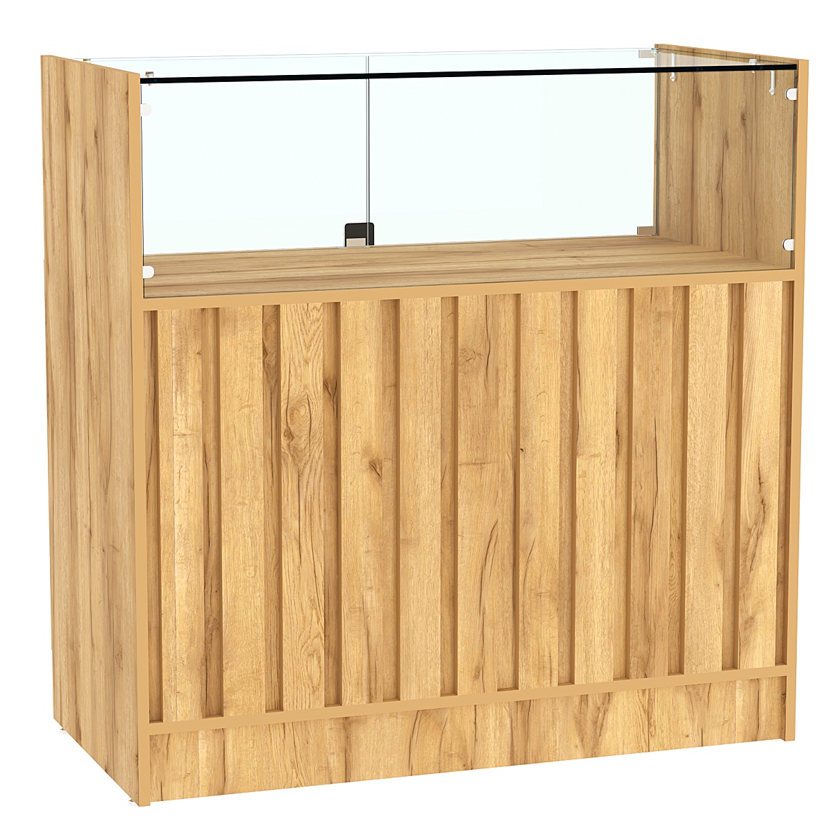 Прилавок серии "Смок" №4 Дуб Золотистый