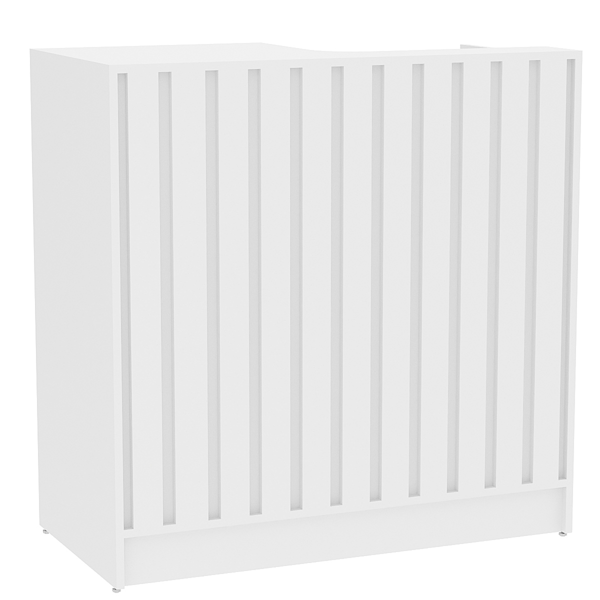 Прилавок под кассу серии "Смок" №3 Белый