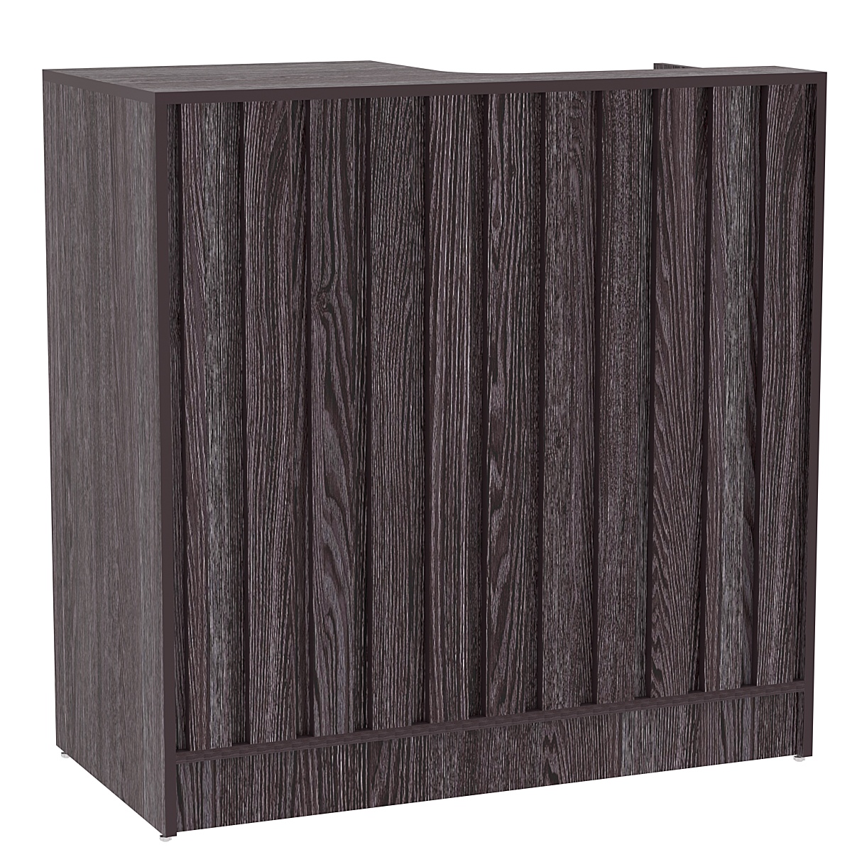 Прилавок под кассу серии "Смок" №3 Ясень Анкор темный - U31105