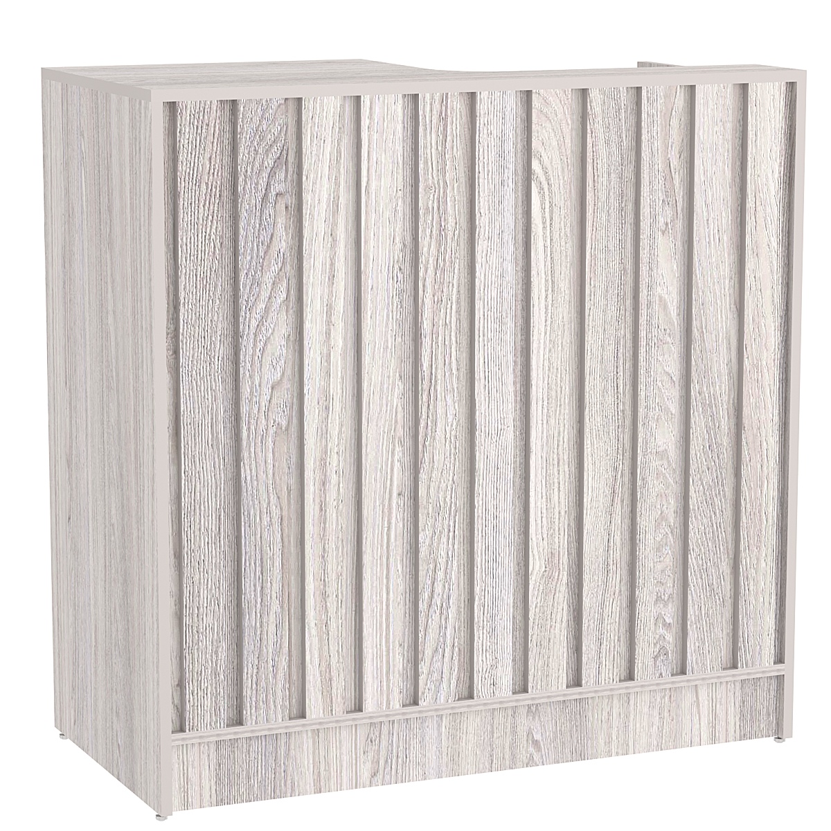 Прилавок под кассу серии "Смок" №3 Ясень Анкор светлый - U31104