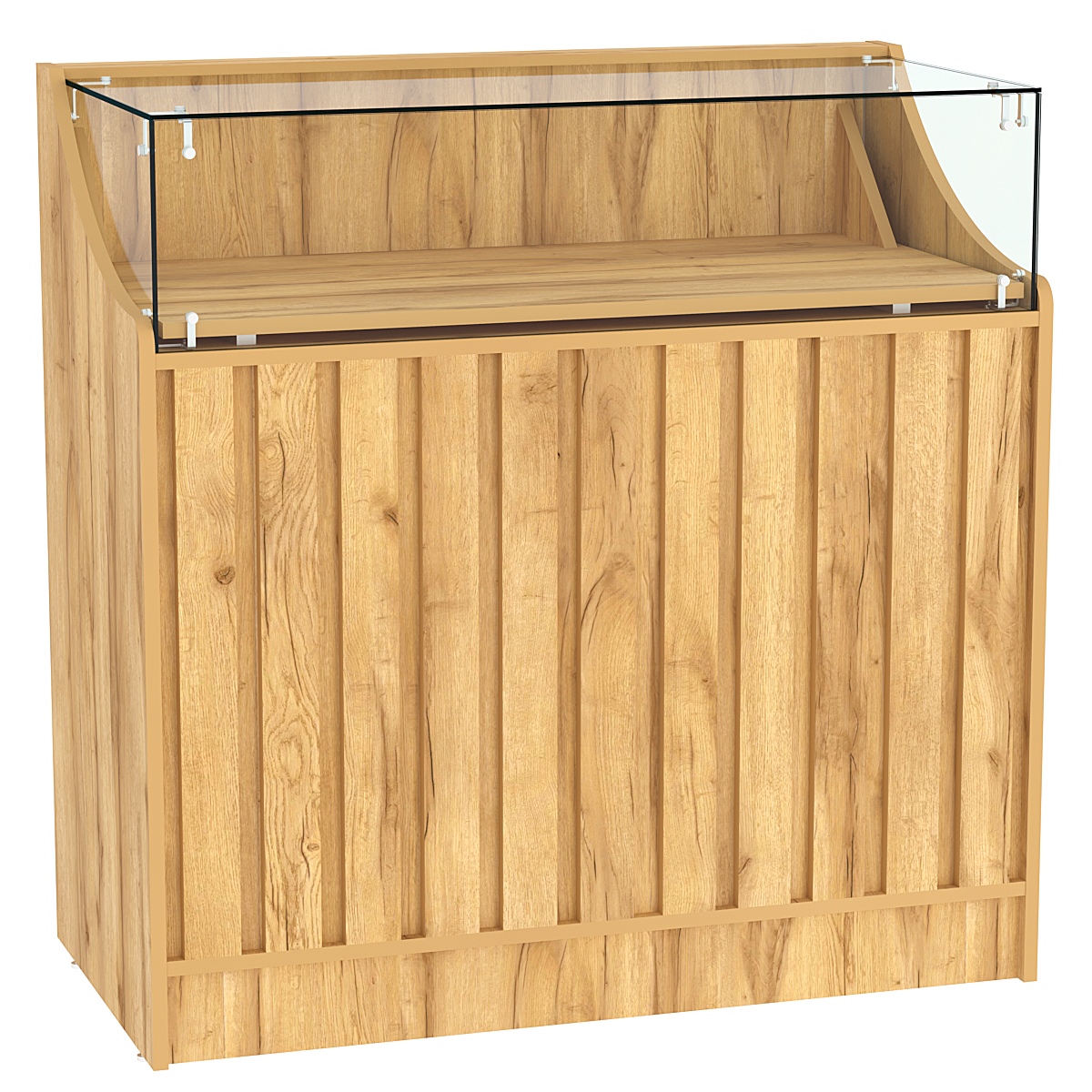 Прилавок серии "Смок" №2 Дуб Золотистый