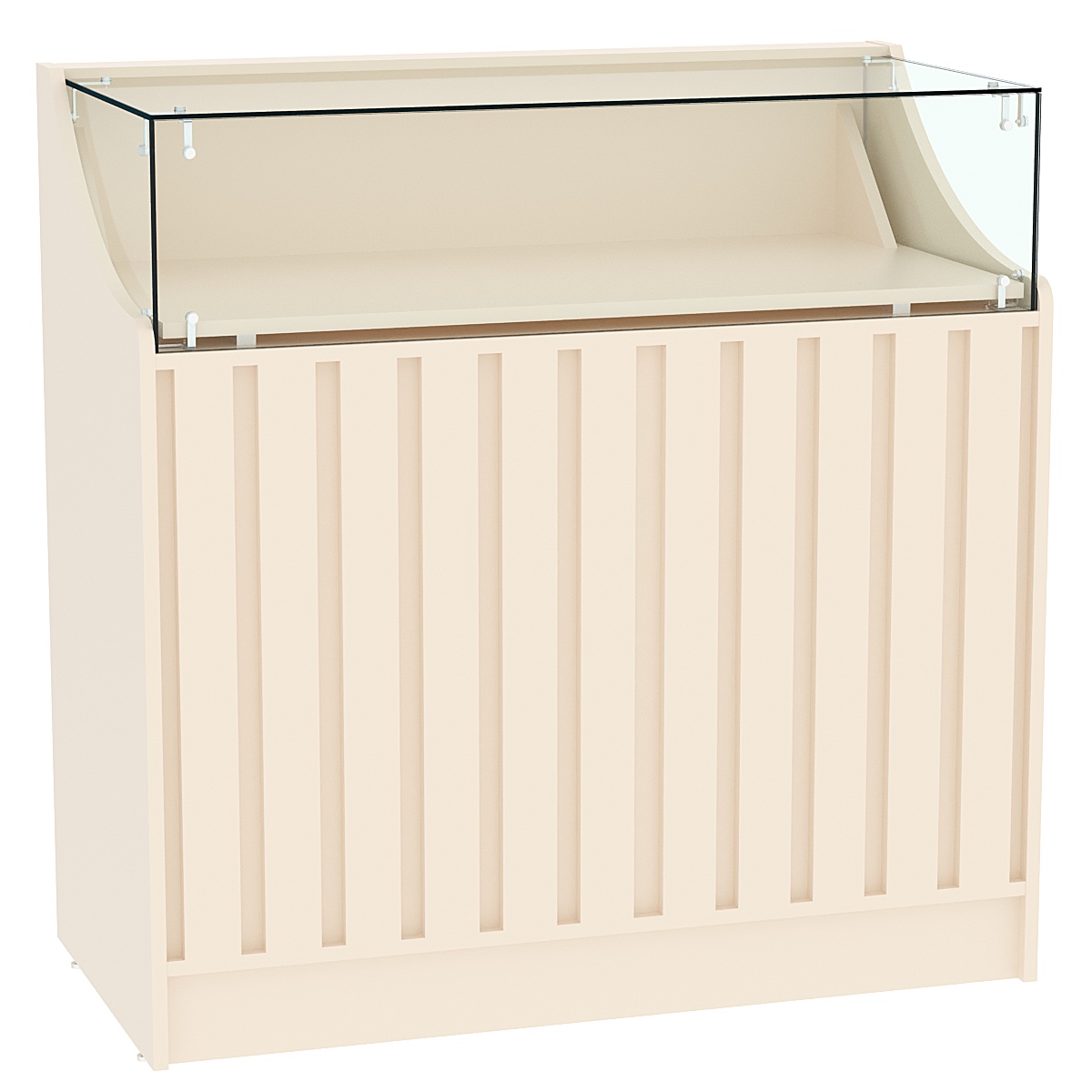 Прилавок серии "Смок" №2 Крем Вайс