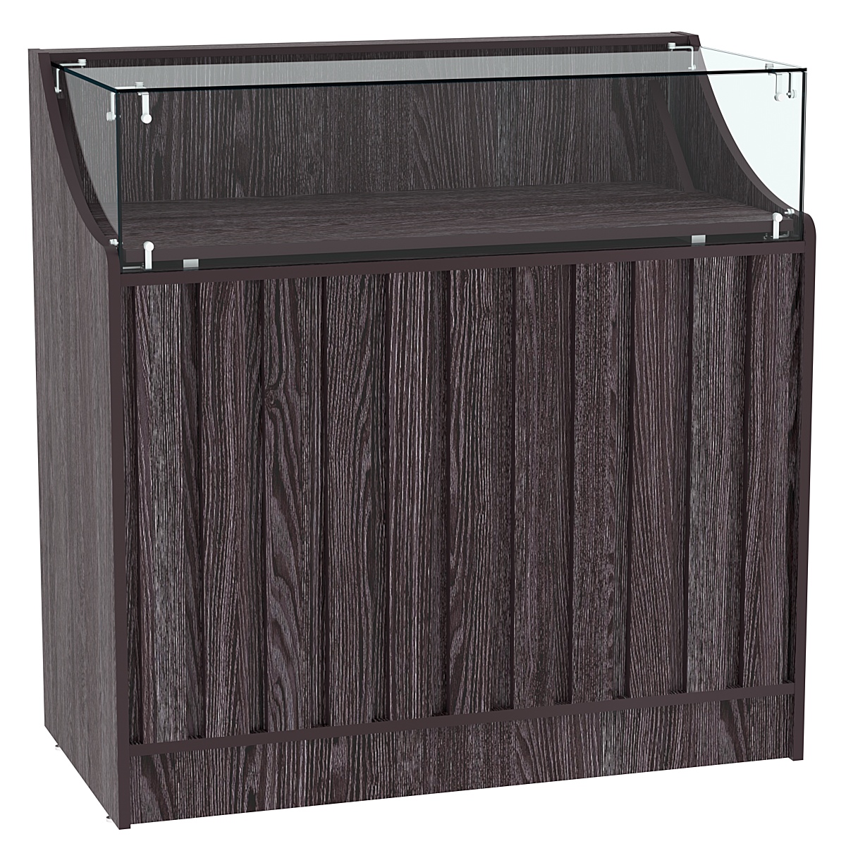 Прилавок серии "Смок" №2 Ясень Анкор темный - U31105