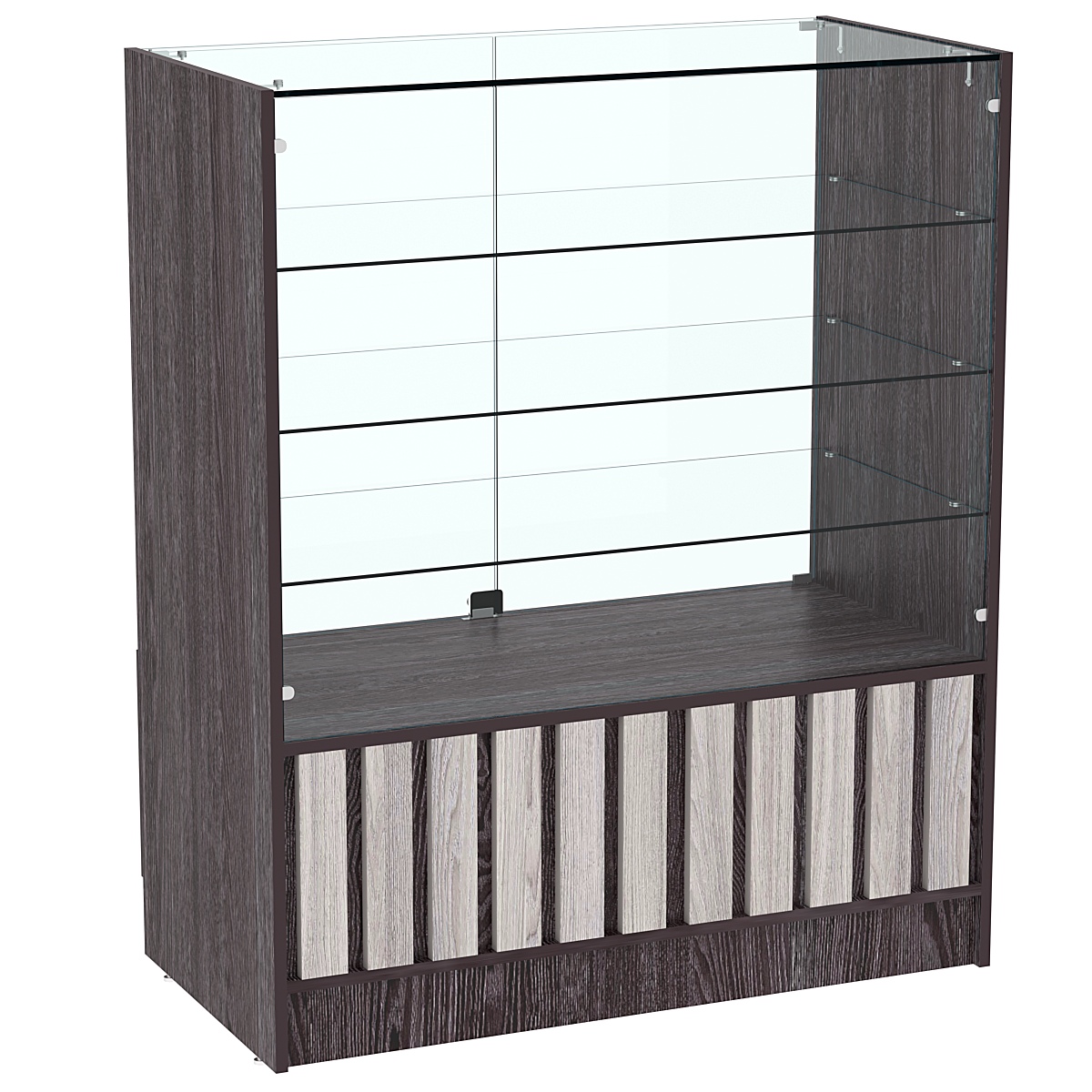 Прилавок серии "Смок" №3 Ясень Анкор темный + Ясень Анкор светлый