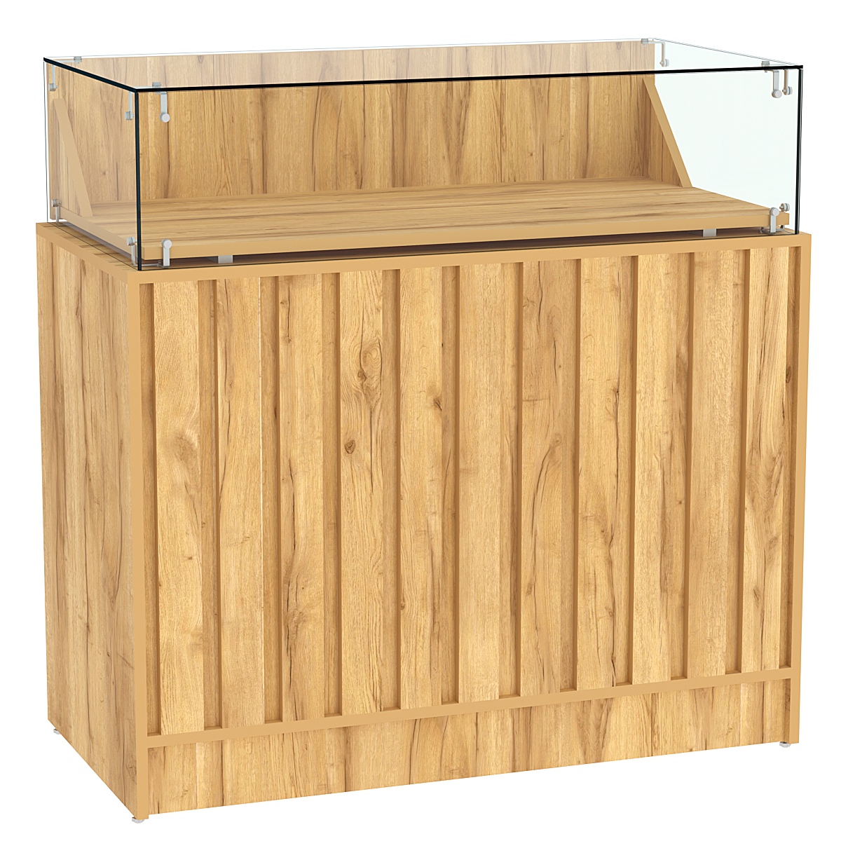 Прилавок серии "Смок" №7 Дуб Золотистый