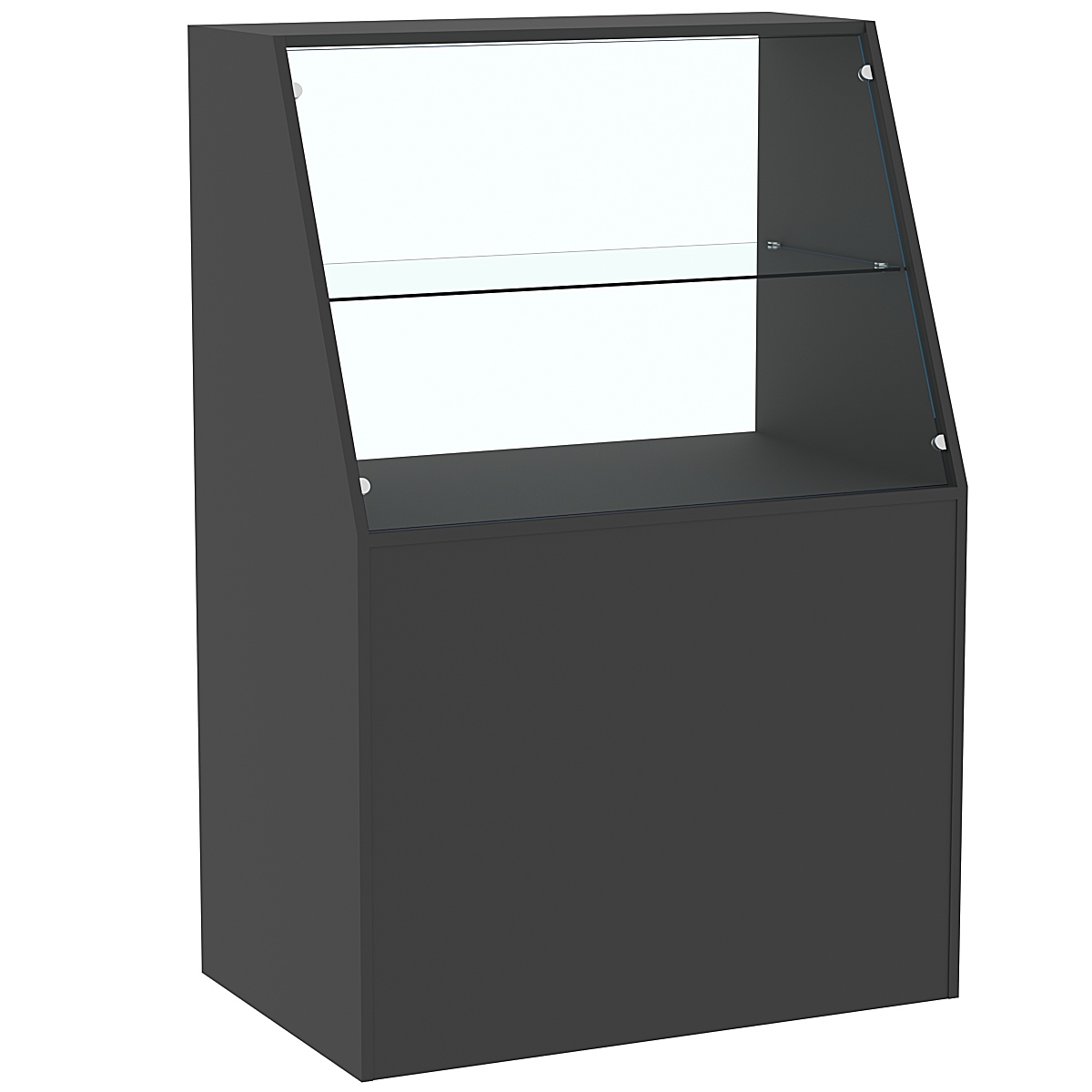 Прилавок для конфет и орехов №1-СП Черный