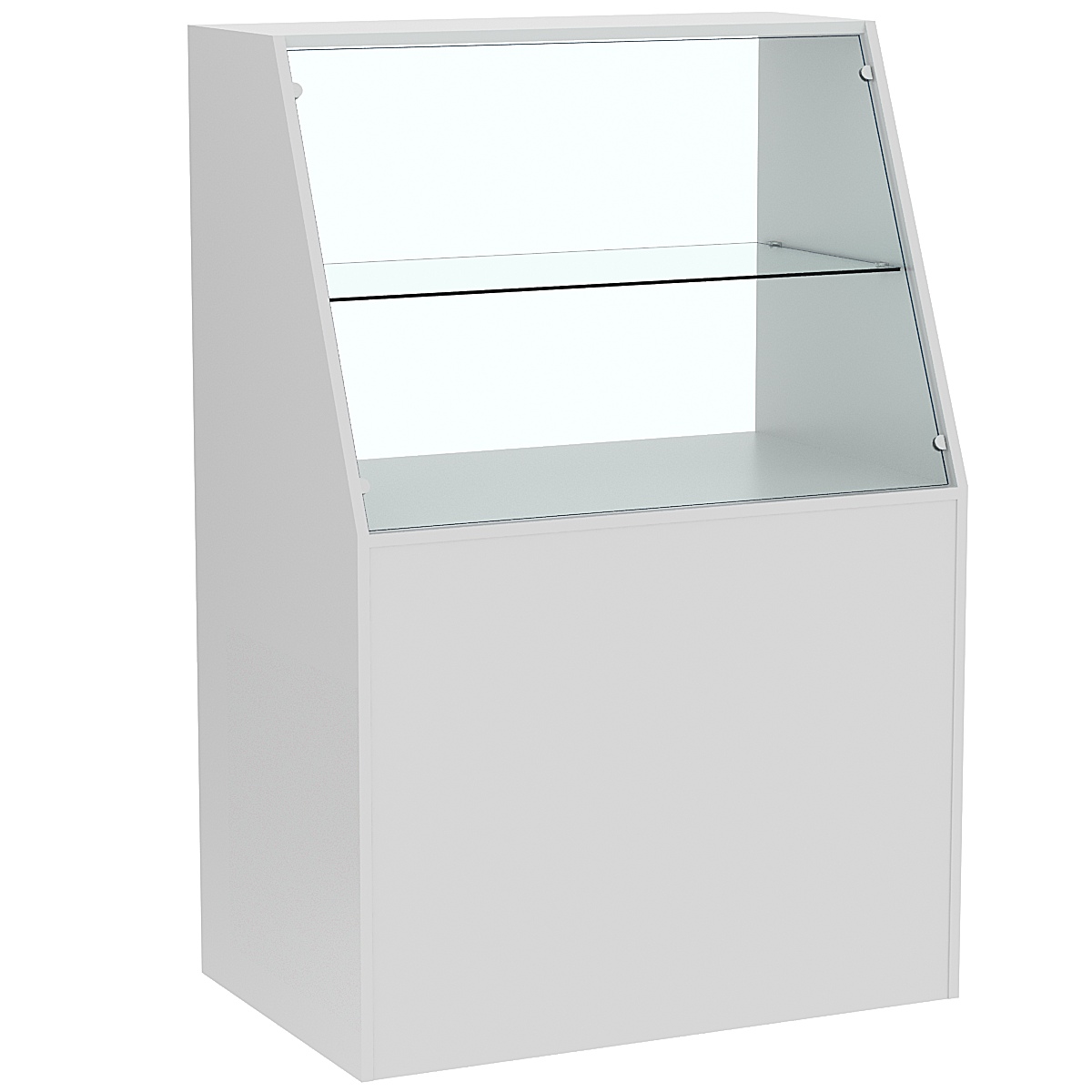 Прилавок для конфет и орехов №1-СП Серый