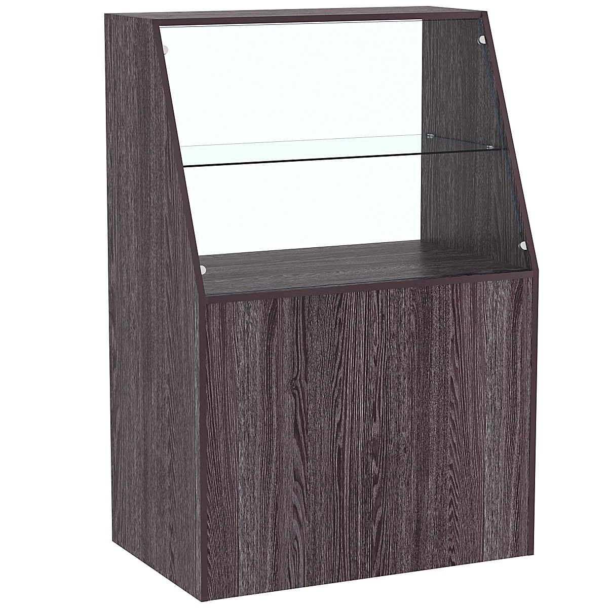 Прилавок для конфет и орехов №1-СП Ясень Анкор темный - U31105