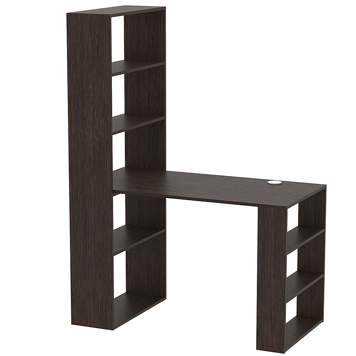 Стол письменный со стеллажом СПС-01 Дуб Венге
