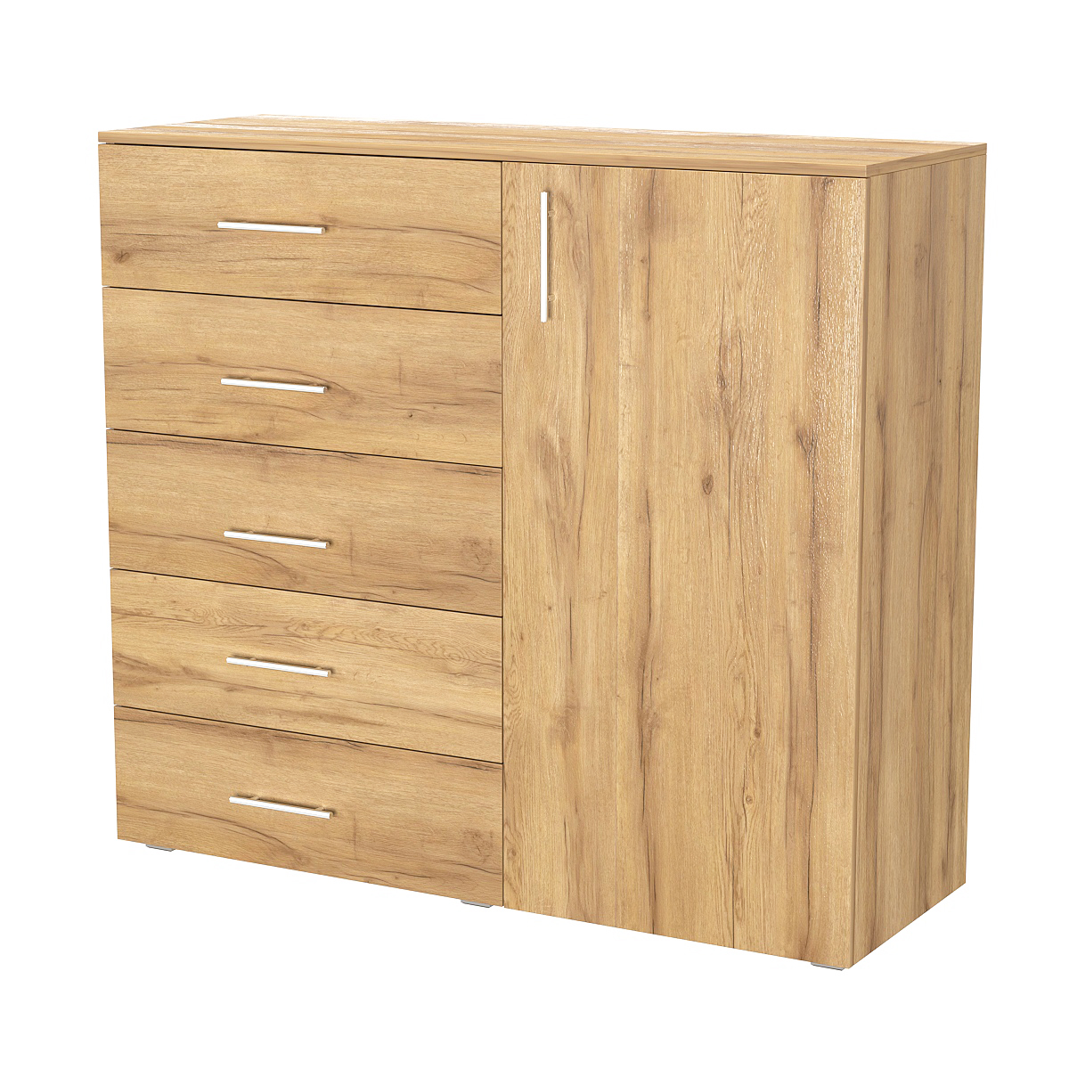 Комод ВЕКТОР КВ-02 Дуб Золотистый