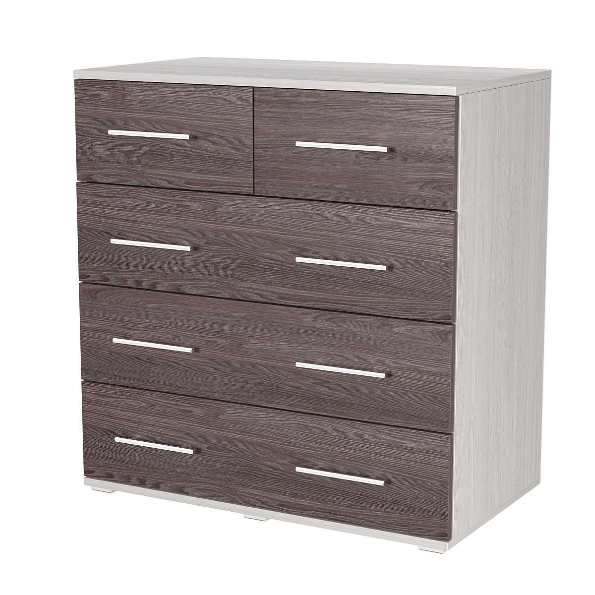 Комод ВЕКТОР КВ-05 Ясень Анкор светлый + Ясень Анкор темный