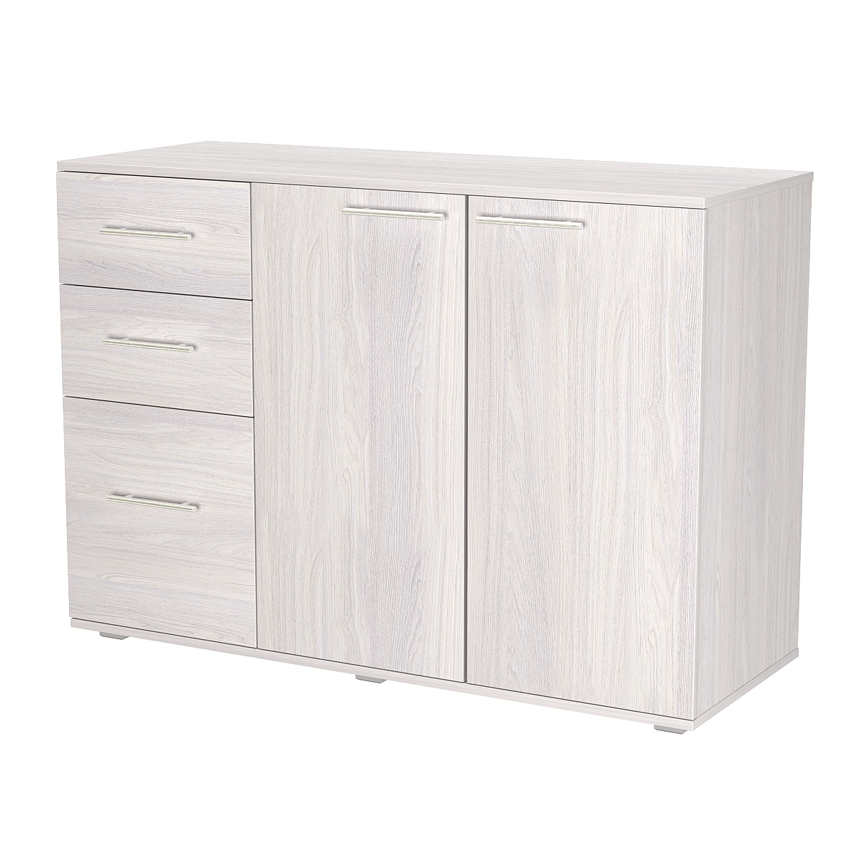 Комод ВЕКТОР КВ-06 Ясень Анкор светлый - U31104