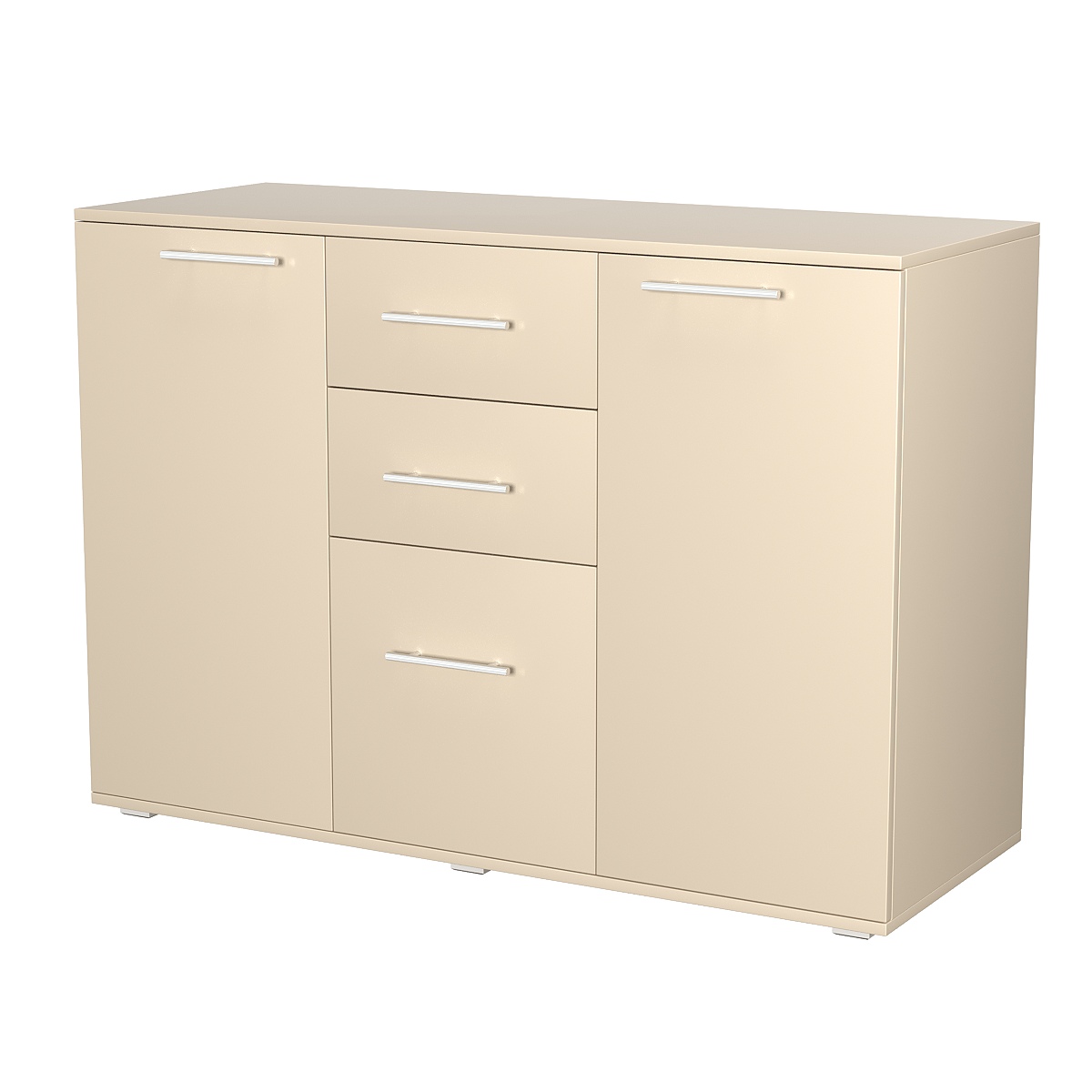 Комод ВЕКТОР КВ-08 Крем Вайс