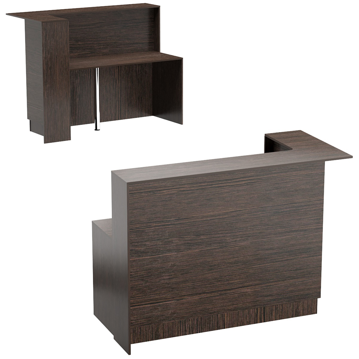 Стойка ресепшен КАРГО №1А Дуб Венге