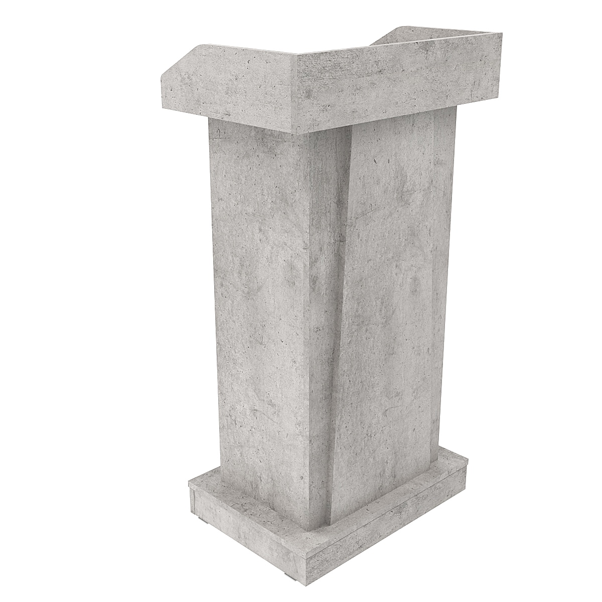 Кафедра для выступлений Конференс №14 Бетон Чикаго светло-серый F186 ST9