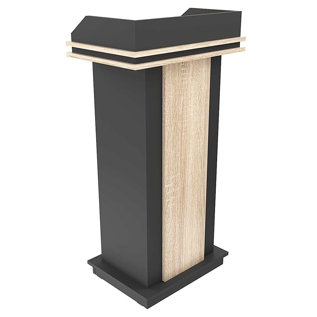 Кафедра для выступлений Конференс №15 Черный + Дуб Сонома