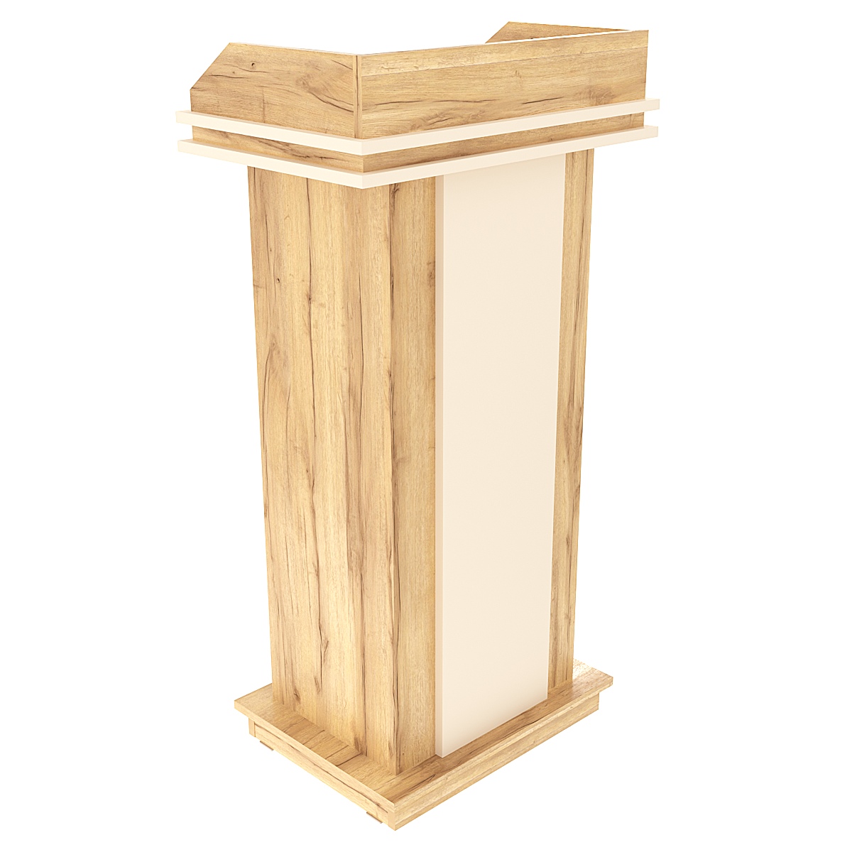 Кафедра для выступлений Конференс №15 Дуб Золотистый Крем Вайс