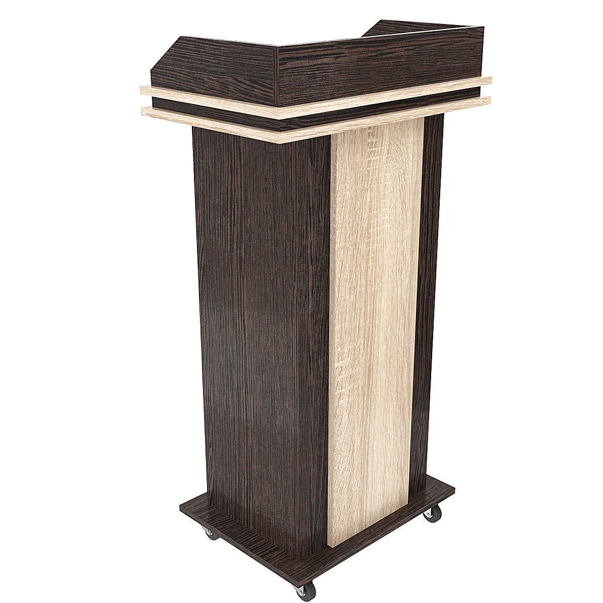 Кафедра для выступлений Конференс №15-П (передвижная) Дуб Венге и Дуб Сонома