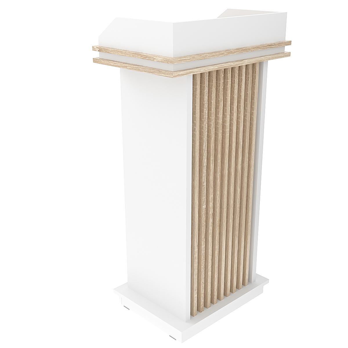 Кафедра для выступлений Конференс №16 Белый + Дуб Сонома