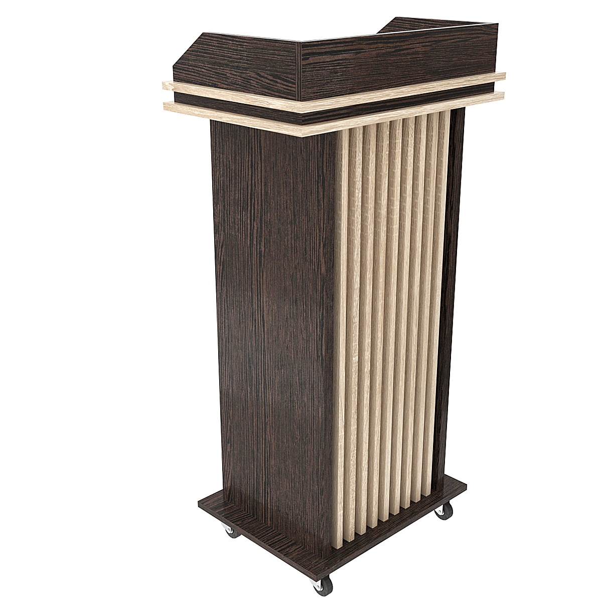 Кафедра для выступлений Конференс №16-П (передвижная) Дуб Венге и Дуб Сонома