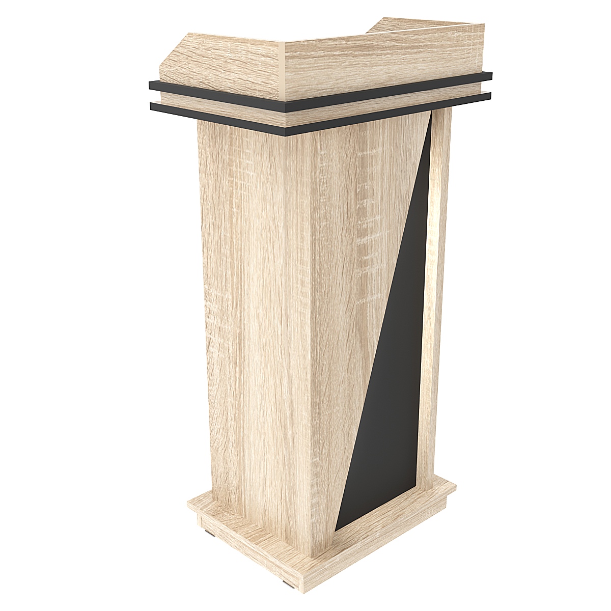 Кафедра для выступлений Конференс №17А Дуб Сонома + Черный