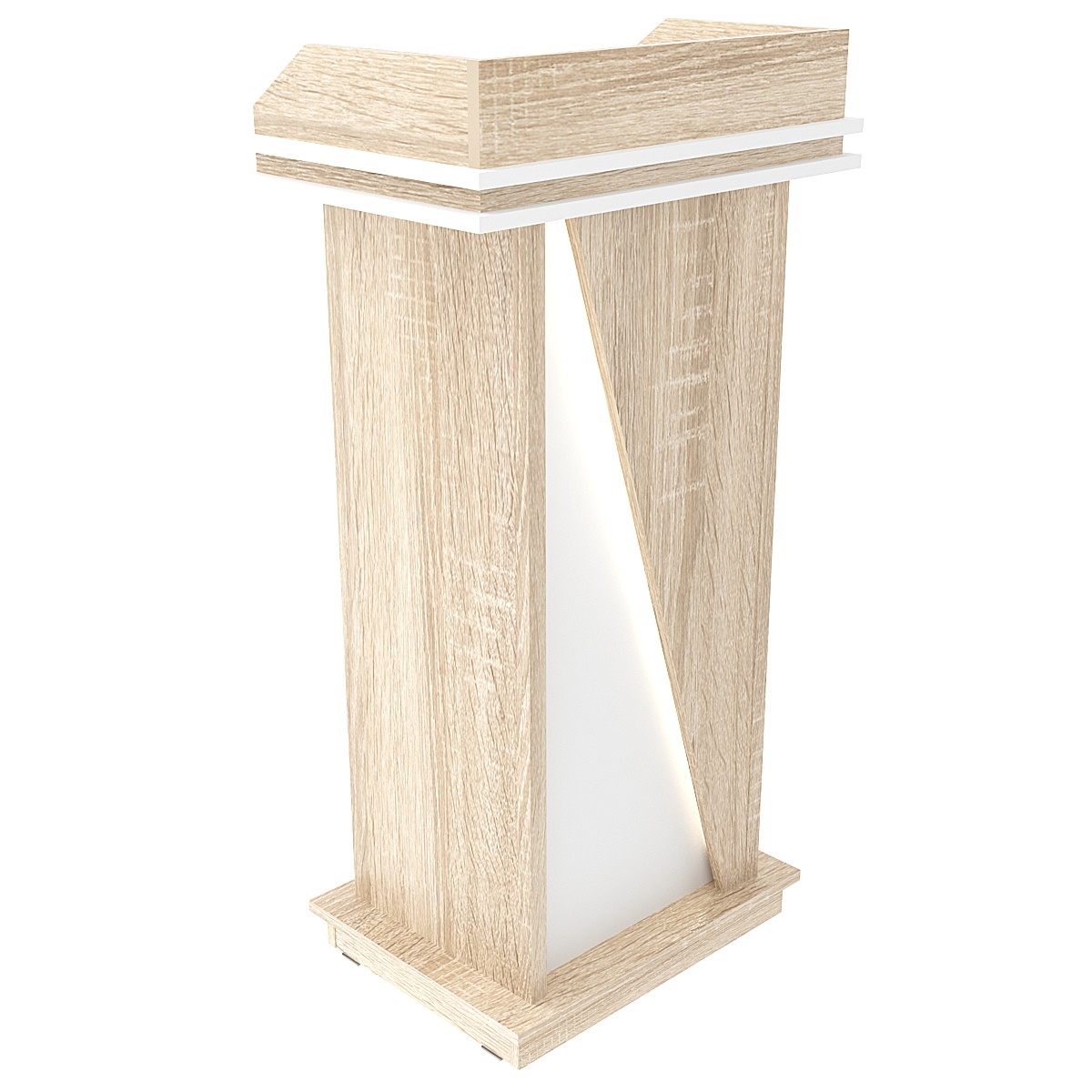 Кафедра для выступлений Конференс №17Б Дуб Сонома + Белый