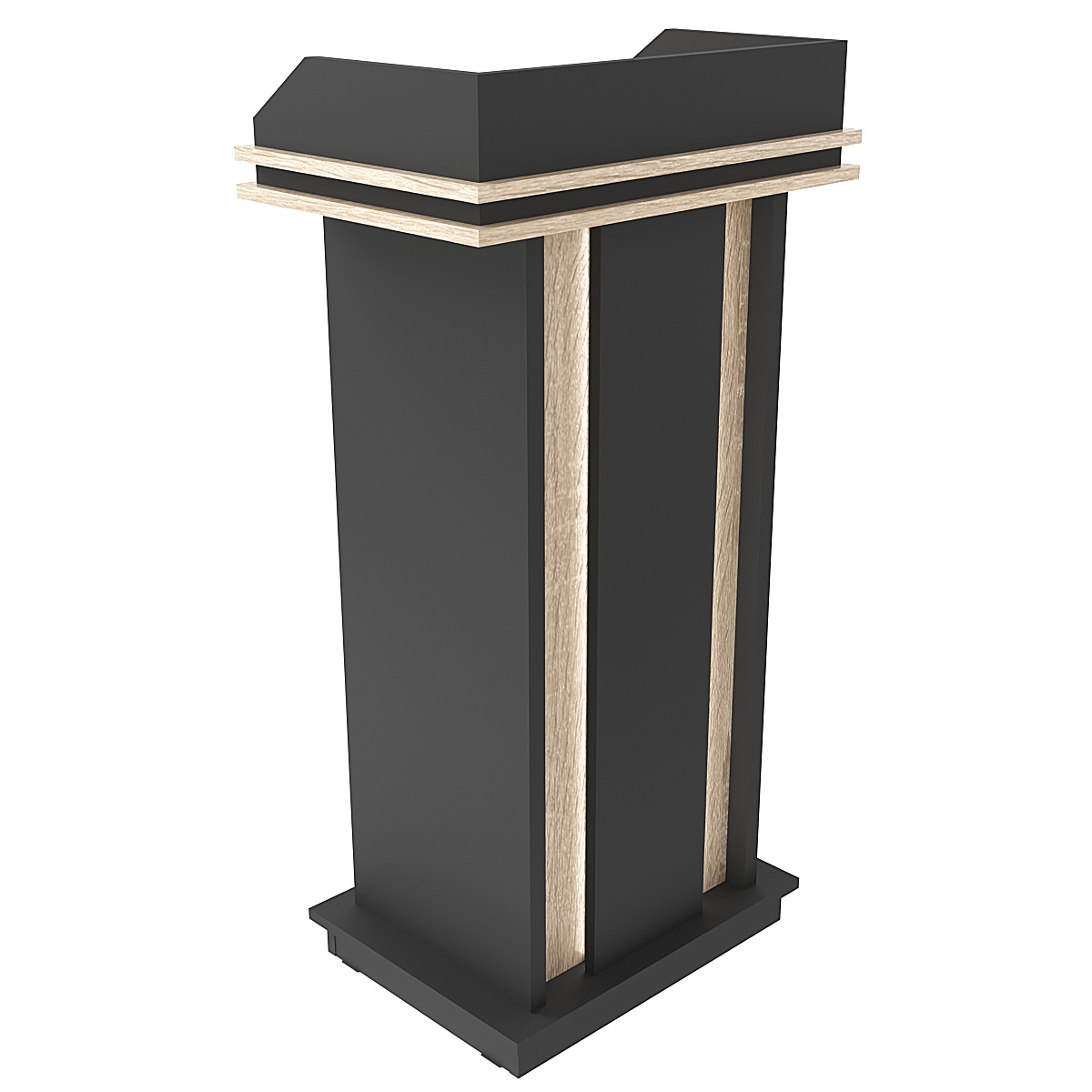 Кафедра для выступлений Конференс №18 Черный + Дуб Сонома