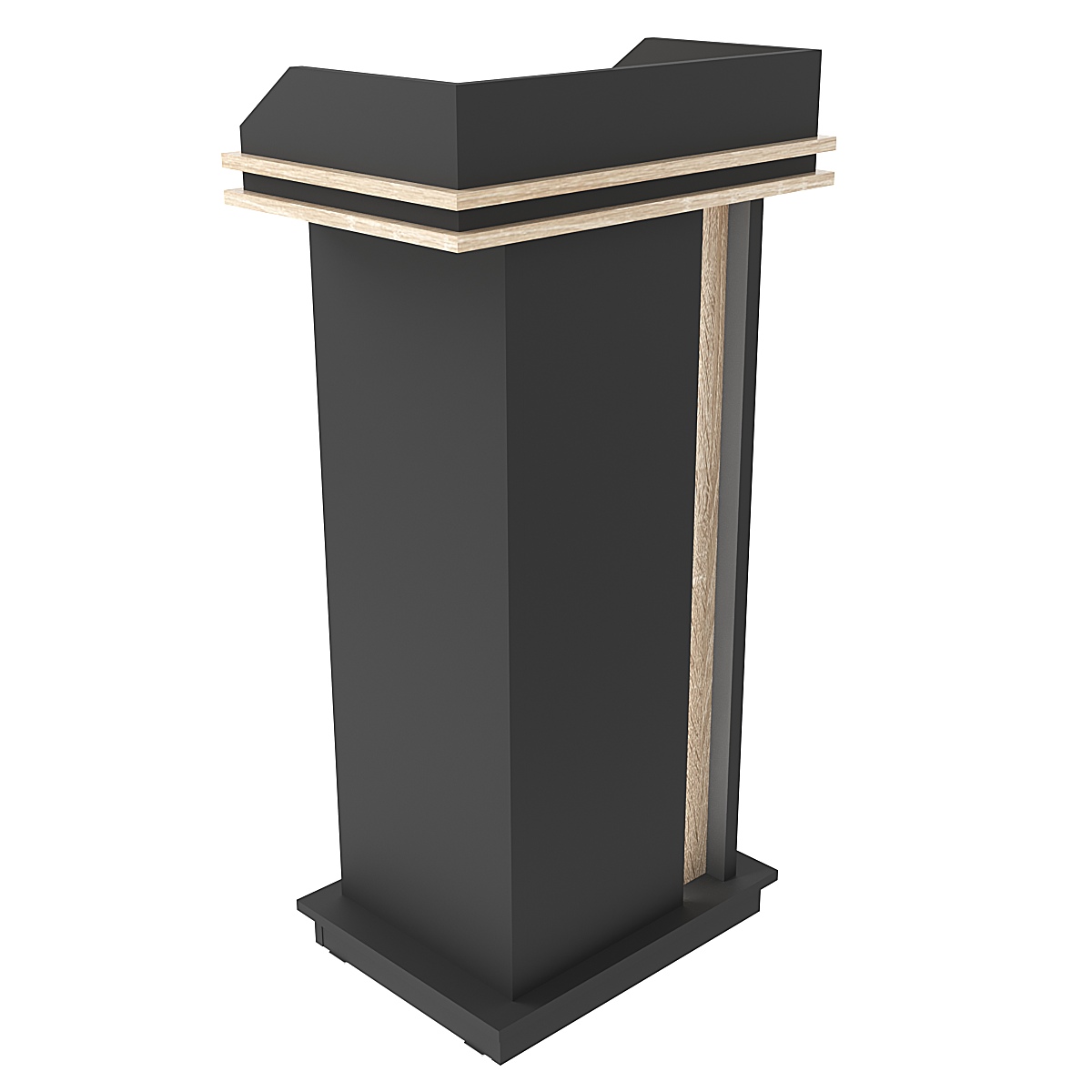 Кафедра для выступлений Конференс №19Б Черный + Дуб Сонома