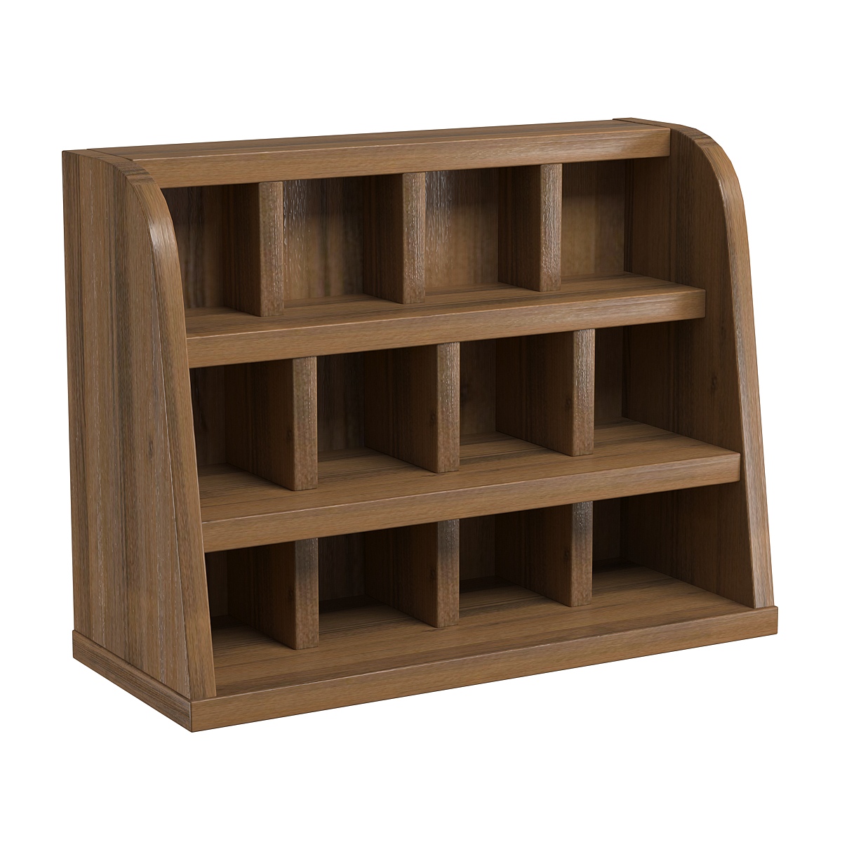 Полка настольная Вектор №10 Орех