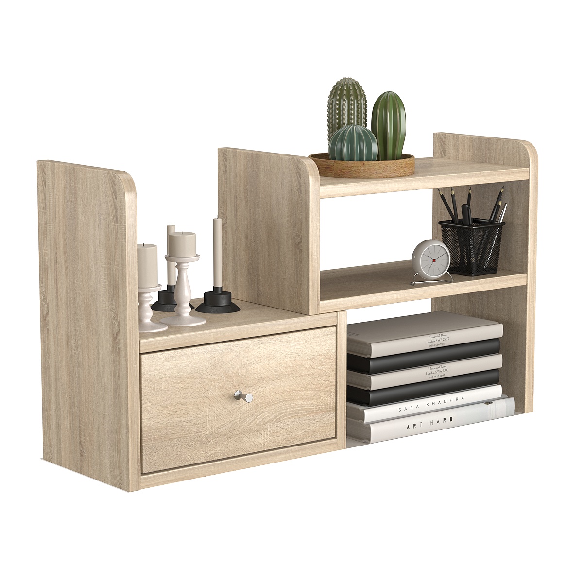 Полка настольная Вектор №31 Дуб Сонома